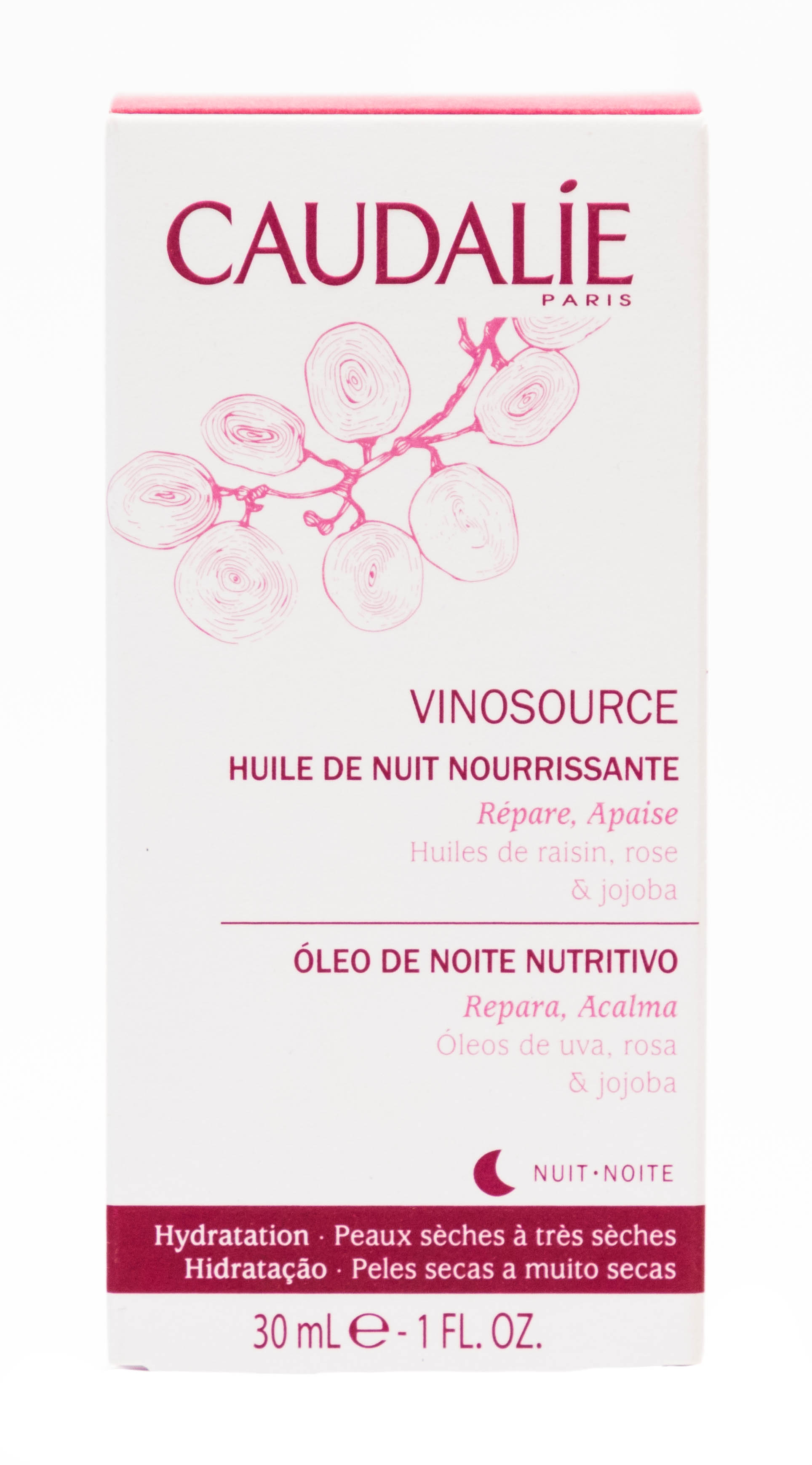 Кодали Масло для лица ночное Vinosource увлажняющее для очень сухой кожи, 30 мл (Caudalie, Vinosource) фото 5