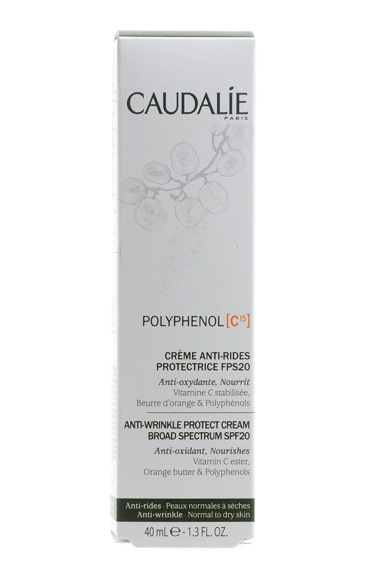 Кодали Крем против морщин SPF 20, 30 мл (Caudalie, Polyphenol C 15) фото 3