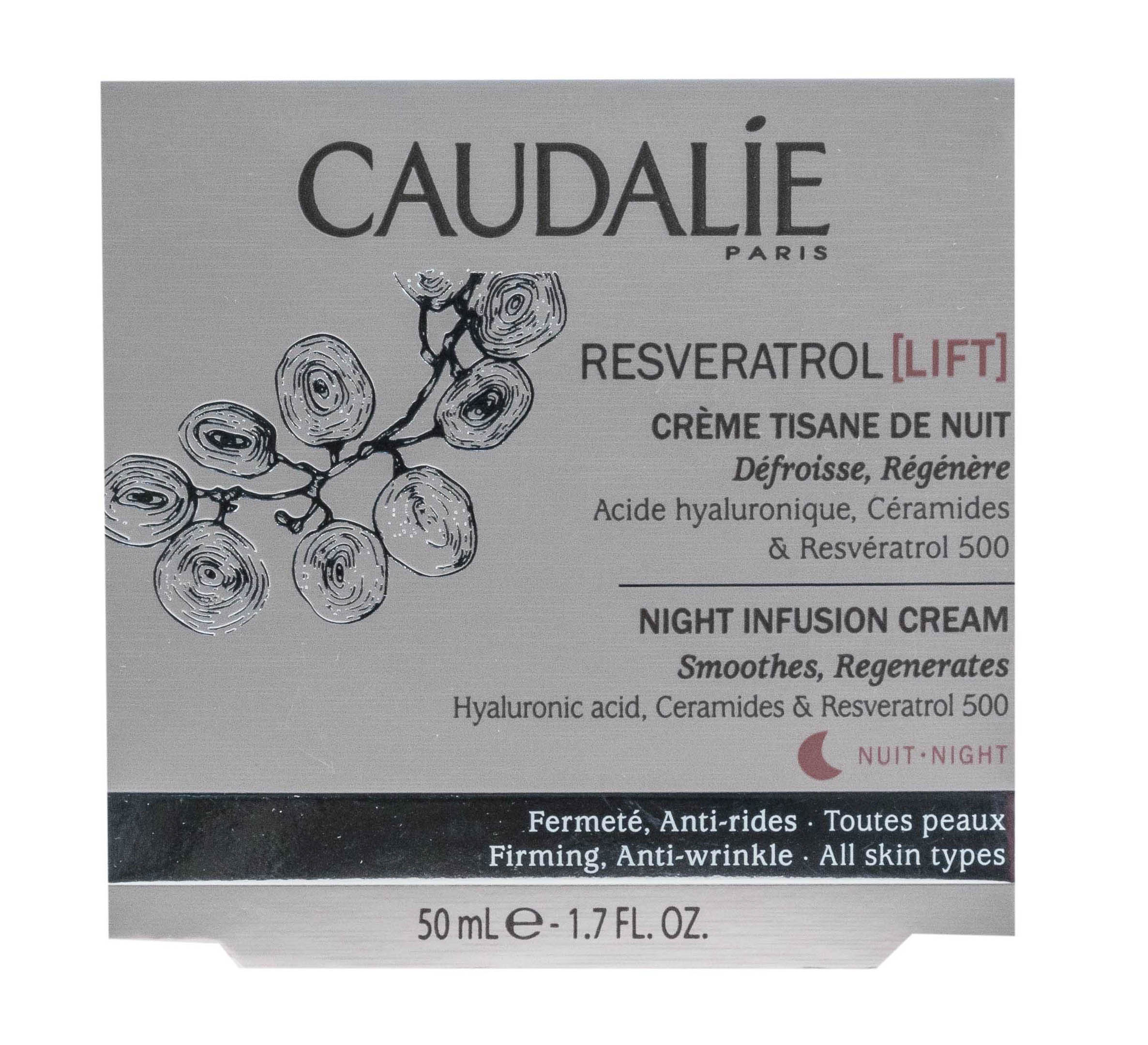 Кодали Крем для лица ночной Resveratrol [Lift] лифтинг-эффект против признаков старения, 50 мл (Caudalie, Resveratrol [Lift]) фото 3