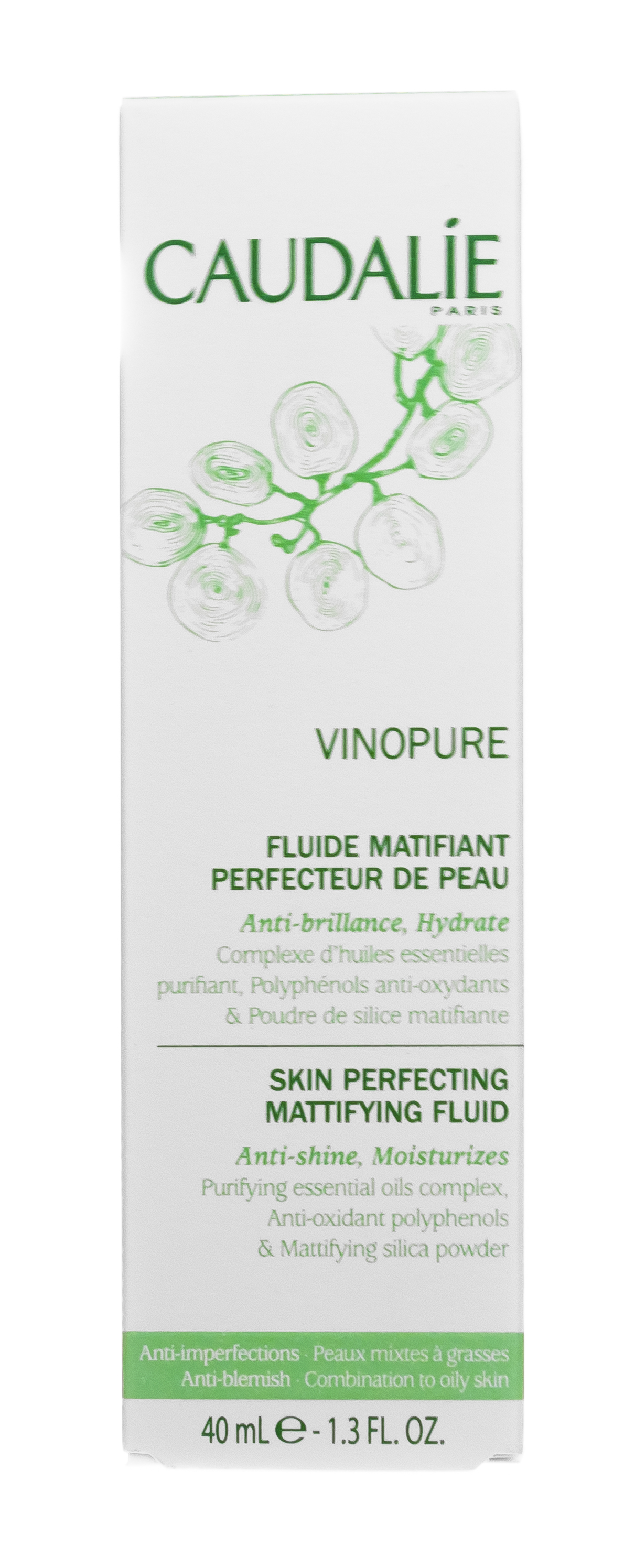 Кодали Крем-флюид для лица Vinopure матирующий сужает поры для комбинированной кожи, 40 мл (Caudalie, Vinopure) фото 7