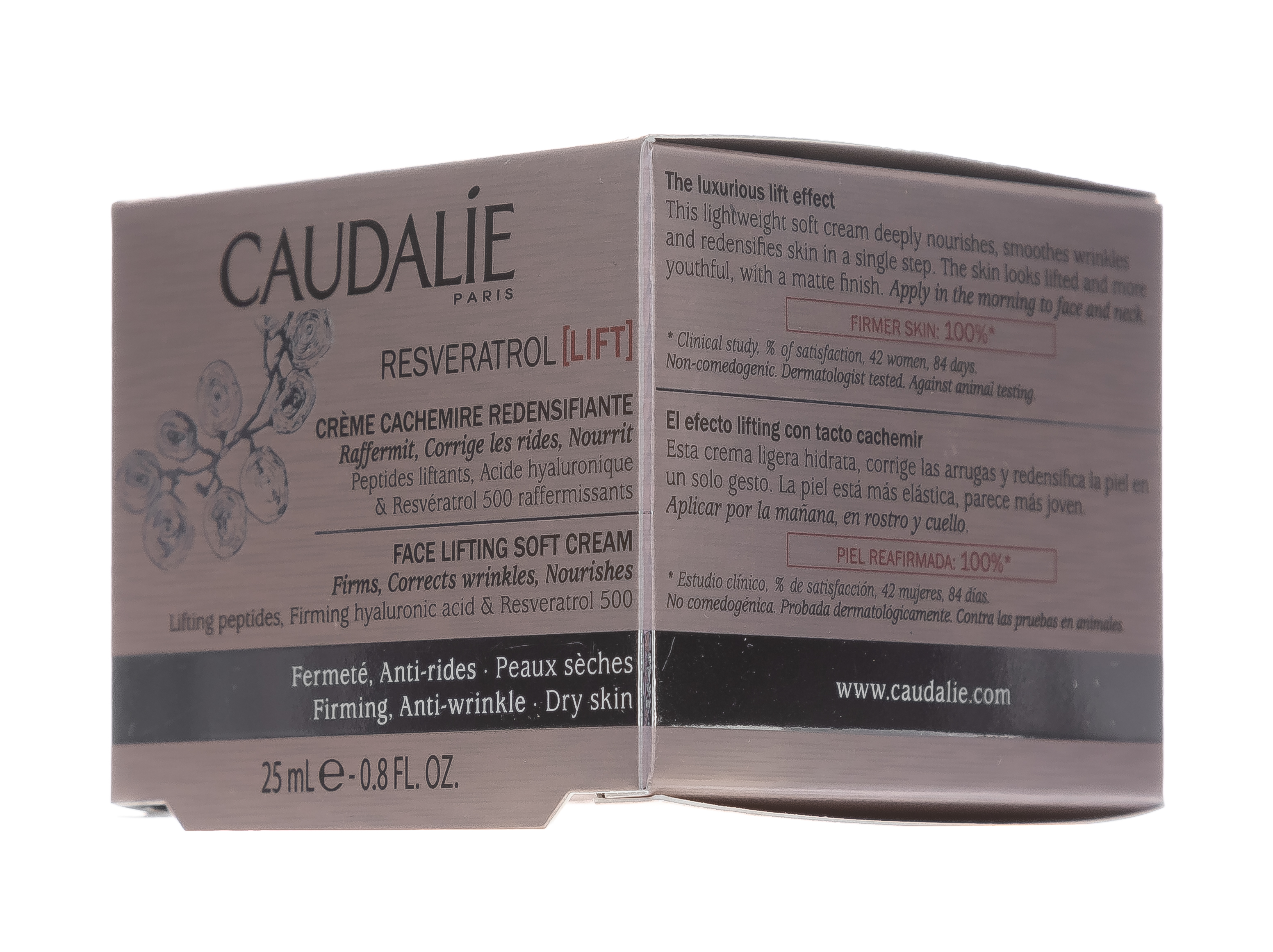 Кодали Крем-кашемир для лица Resveratrol [Lift] лифтинг-эффект против признаков старения, 25 мл (Caudalie, Resveratrol [Lift]) фото 4