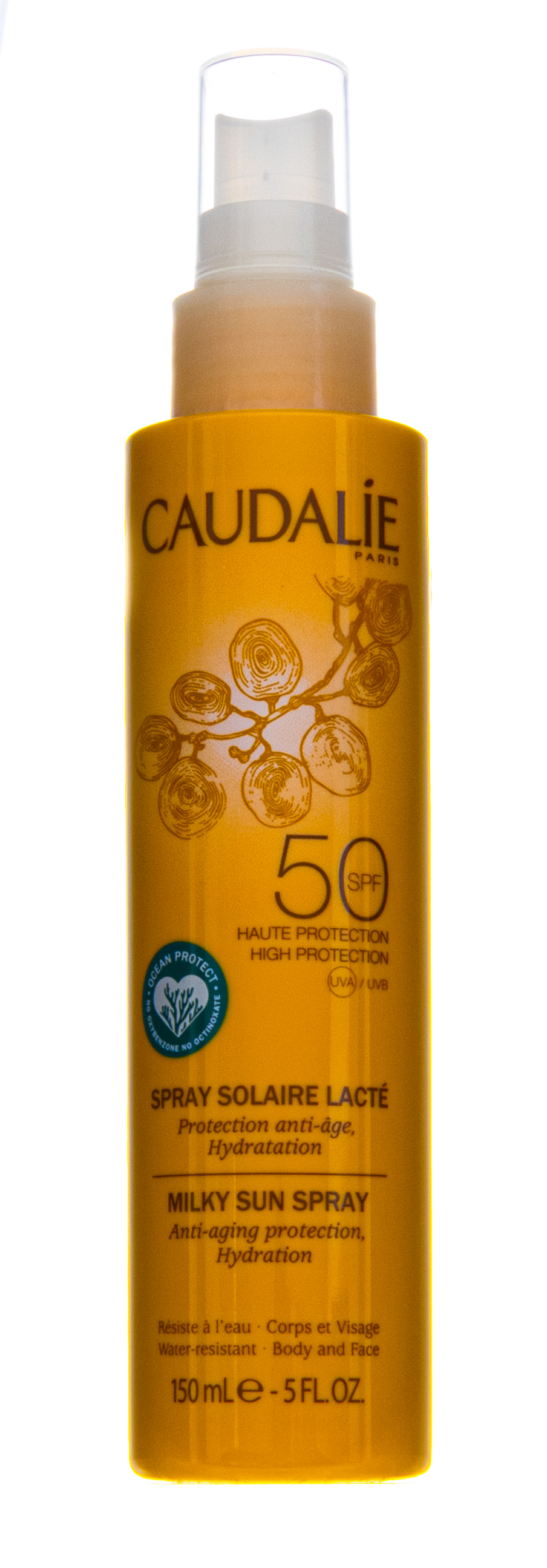 Кодали Солнцезащитное молочко-спрей для тела и лица SPF 50, 150 мл (Caudalie, Sun care) фото 4