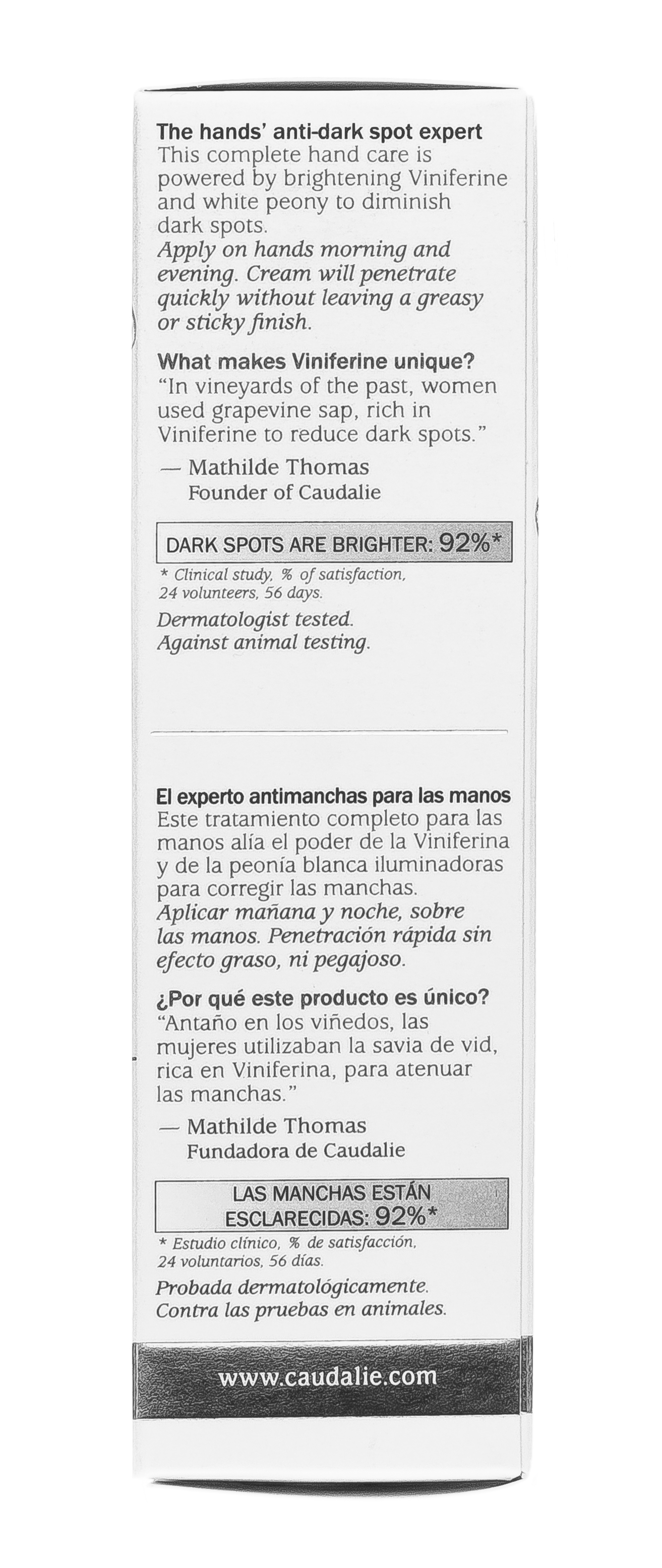 Кодали Крем для рук и ногтей Vinoperfect против пигментных пятен, 50 мл (Caudalie, Vinoperfect) фото 6