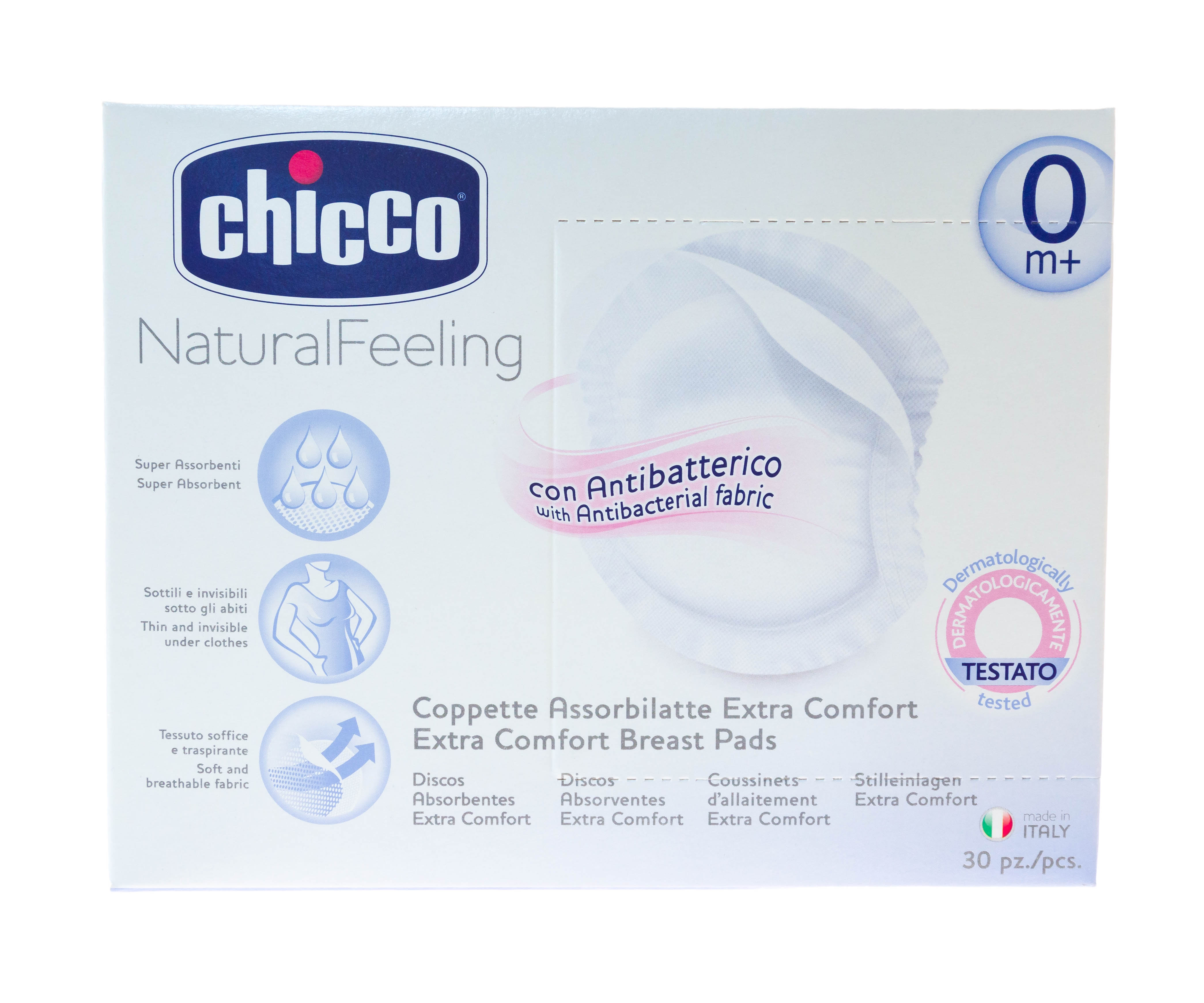 Чико Прокладки для груди антибактериальные, 30шт (Chicco, Для груди) фото 2