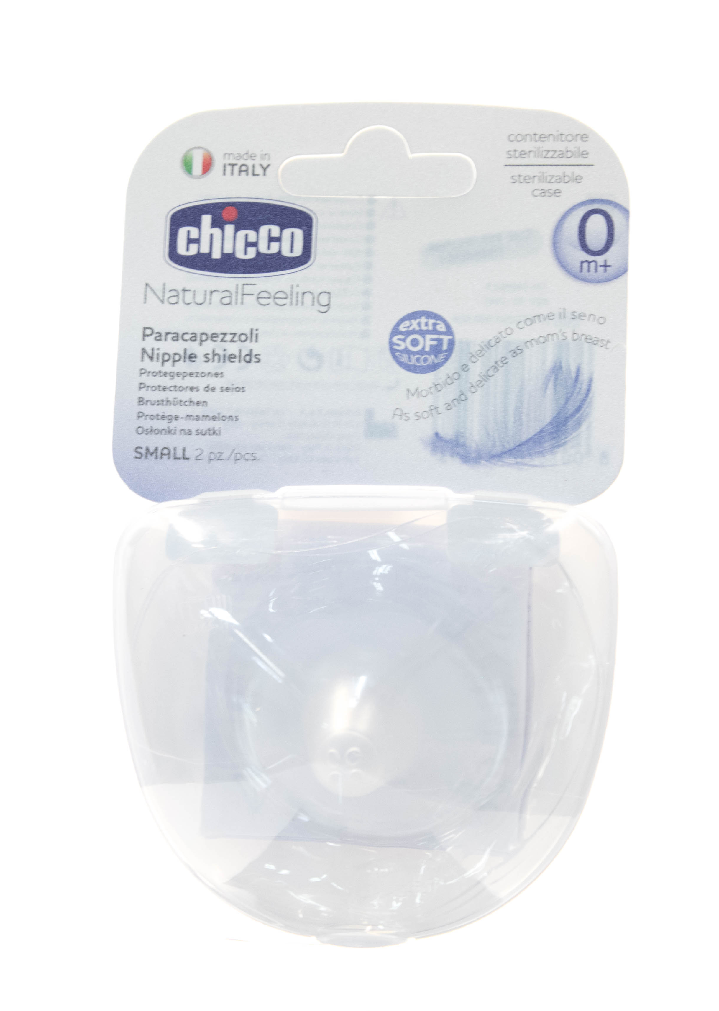 Чико Накладки на соски силиконовые защитные, маленькие, 2шт (Chicco, Для груди) фото 1