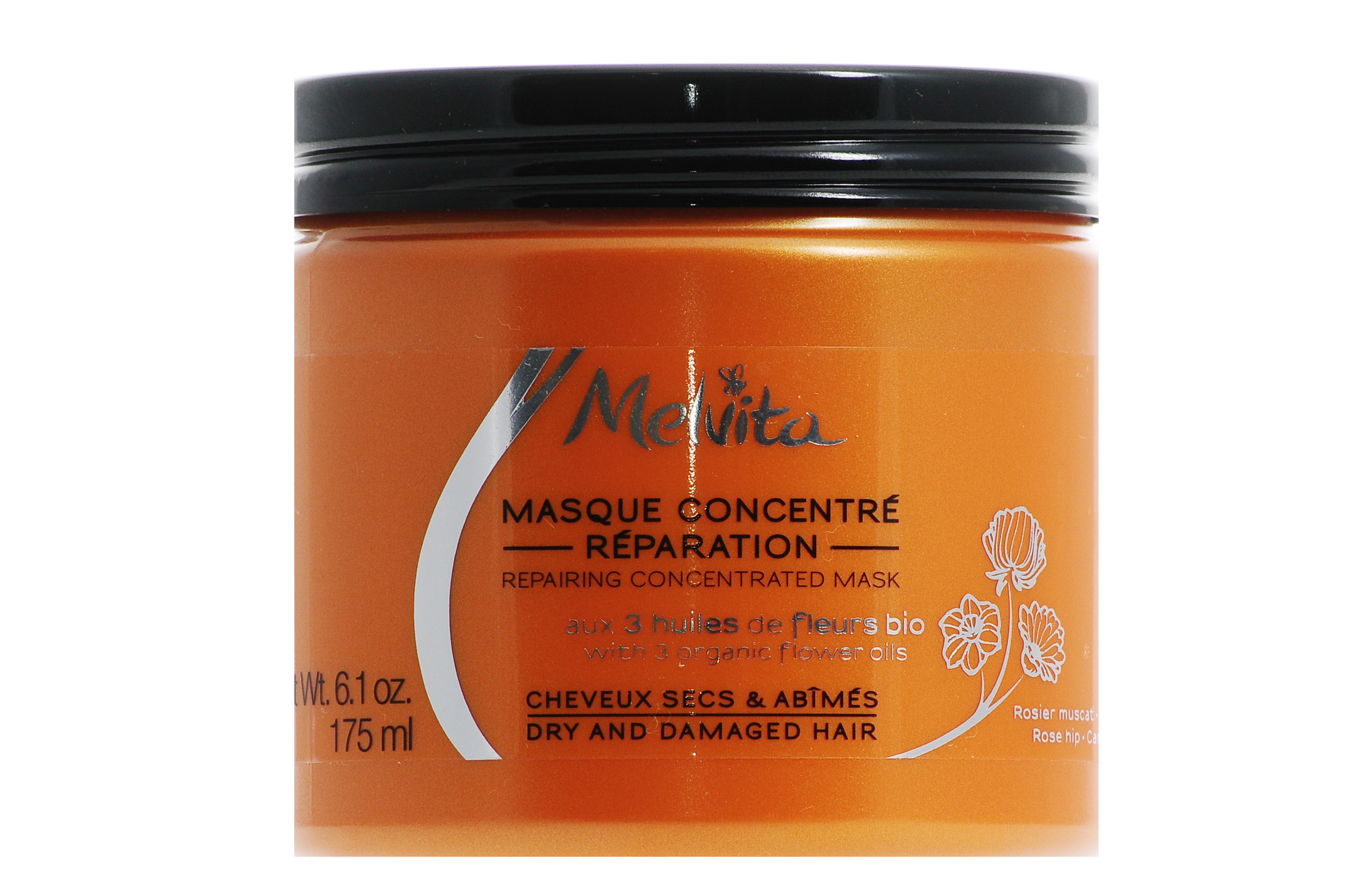 Мелвита Восстанавливающая маска-концентрат для сухих и поврежденных волос 175 мл (Melvita, Уход за волосами) фото 1