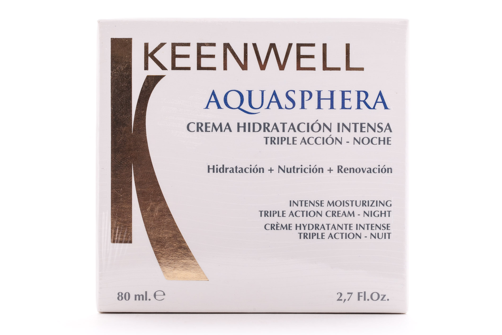  Аквасфера ночной  интенсивно увлажняющий крем тройного действия 80 мл (Aquasphera) фото 2