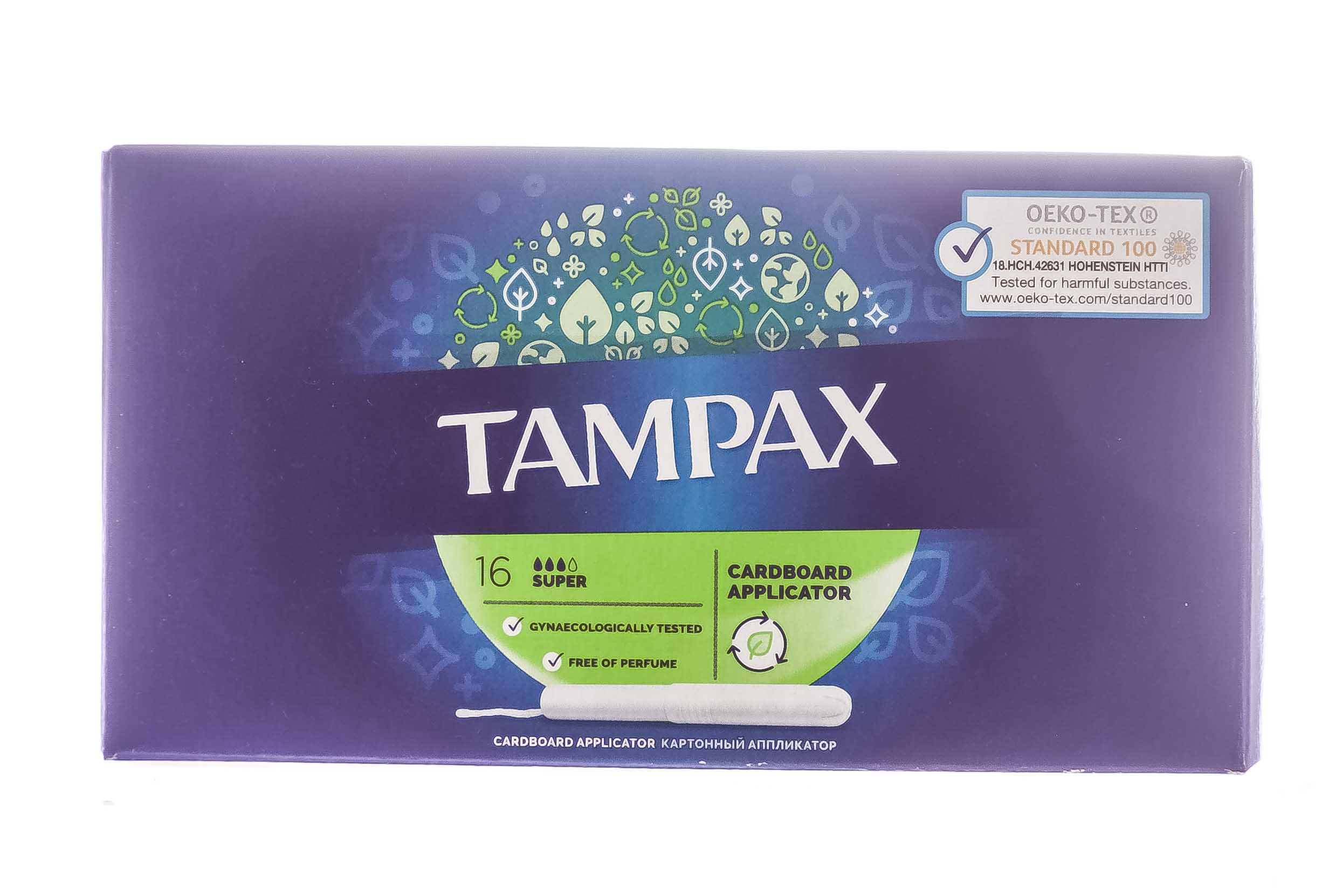 Тампакс Тампоны с аппликатором супер №16 (Tampax, Tampax) Тампакс Тампоны с аппликатором супер №16 (Tampax, Tampax) фото 1