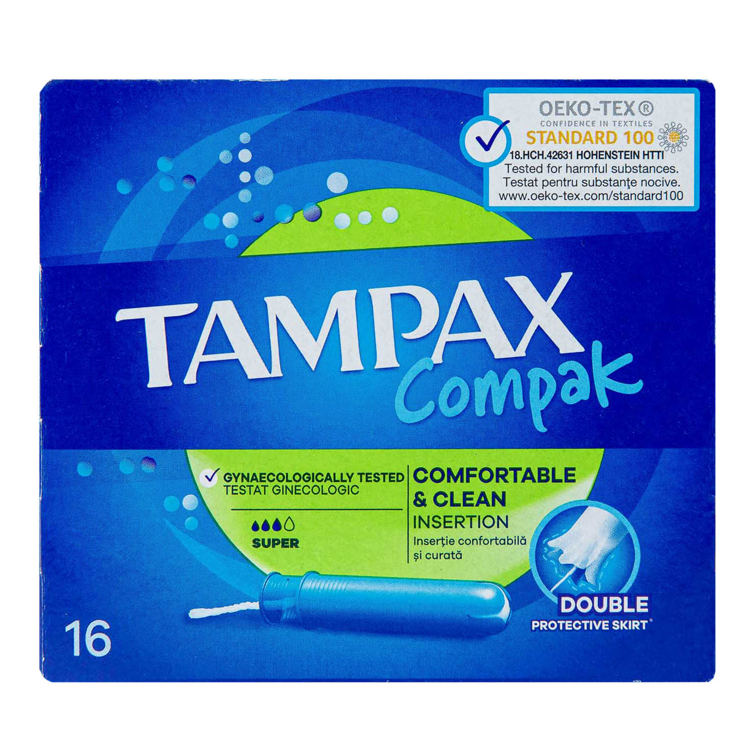 Tampax Компак Тампоны с аппликатором супер по 16 шт. фото