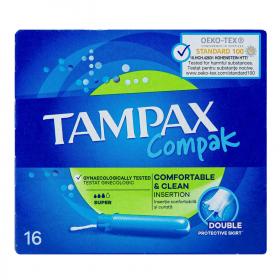 Tampax Компак Тампоны с аппликатором супер по 16 шт. фото