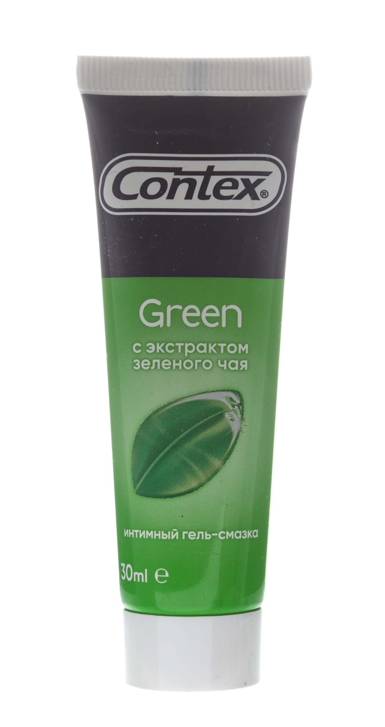 Contex Гель-смазка Green, 30 мл (Contex, Гель-смазка) гель смазка contex green с экстрактом зеленого чая 30 мл зеленый чай