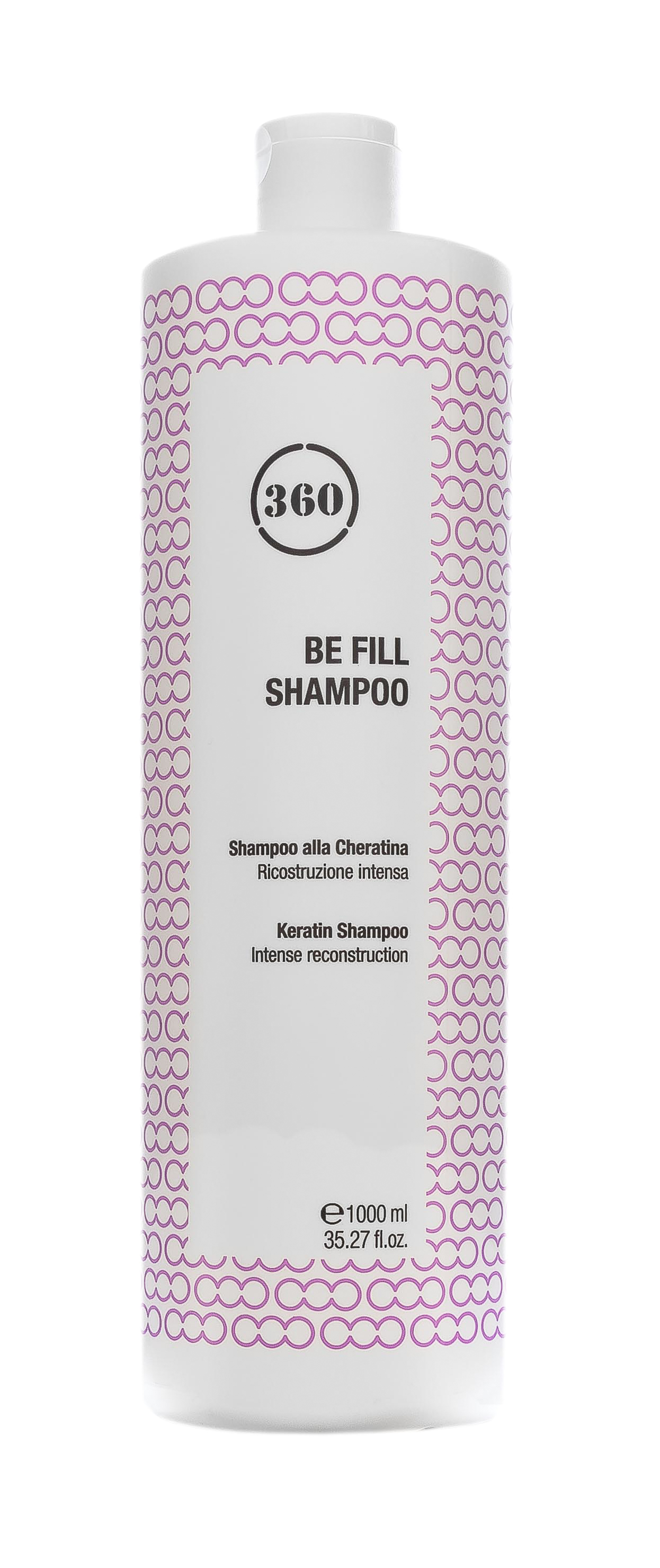  Кератиновый шампунь для волос Be Fill Shampoo, 1000 мл (360, Уход) фото 1