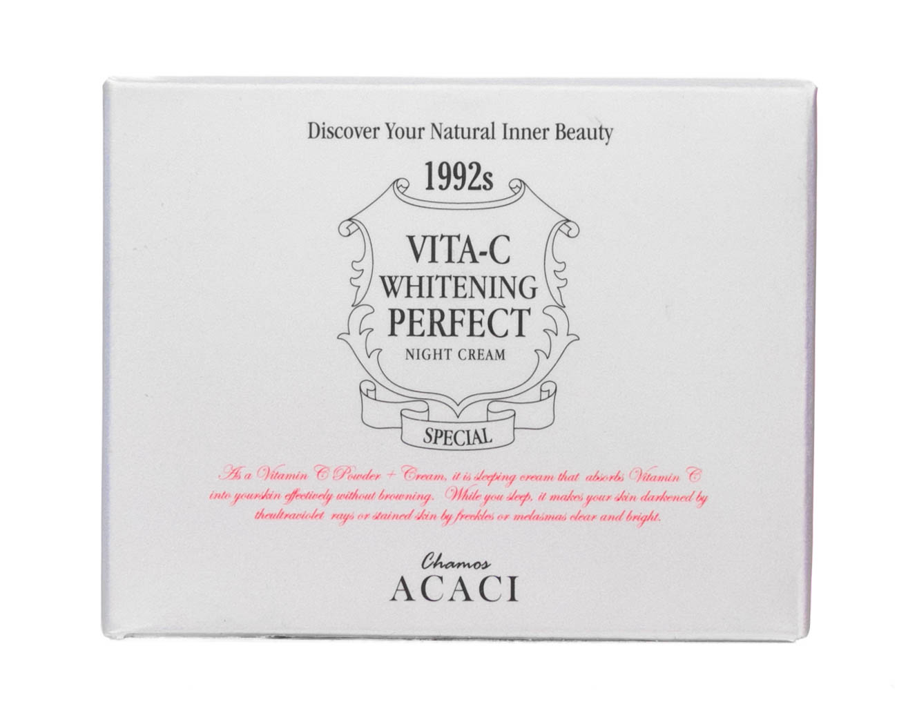 Чамос Акаси Восстанавливающий ночной крем для лица с витамином С 50 мл (Chamos Acaci, Для лица) фото 2