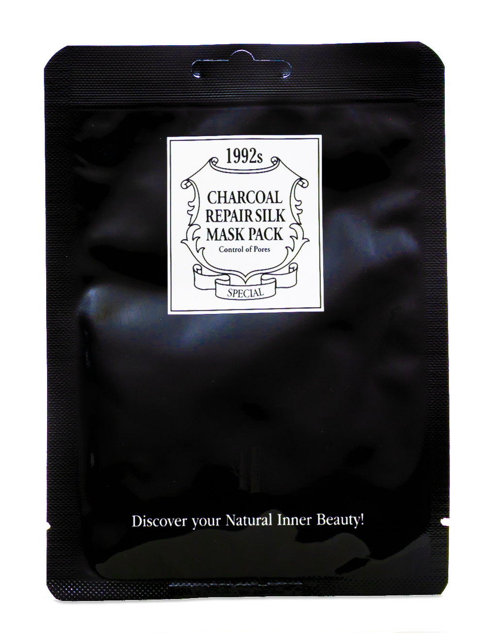 Чамос Акаси Тканевая маска для лица с экстрактом древесного угля для очищения пор 23 мл (Chamos Acaci, Для лица) фото 1