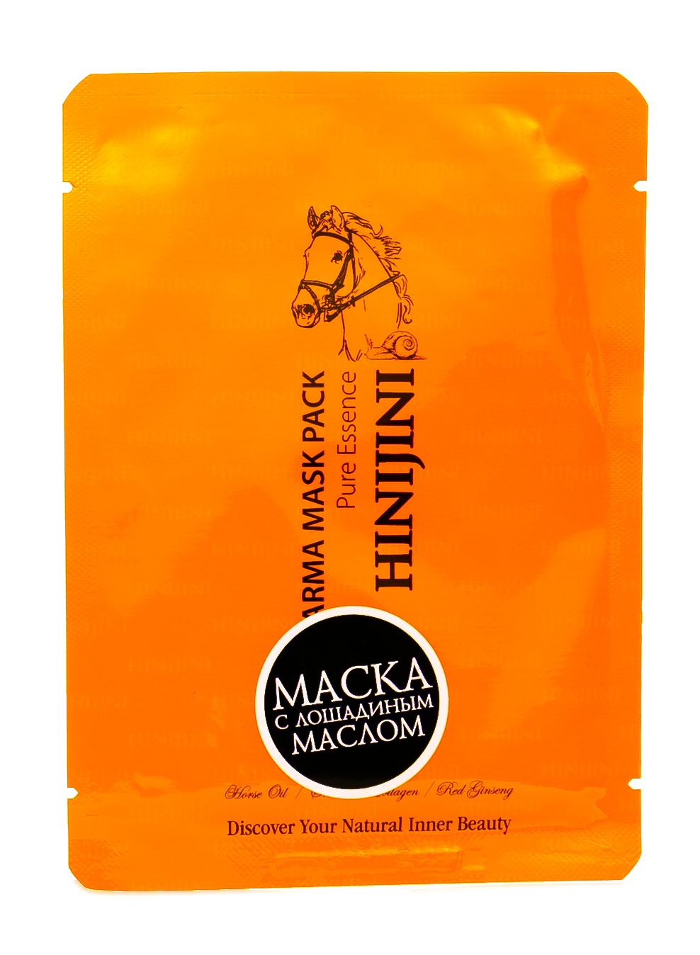 Чамос Акаси Тканевая антивозрастная маска для лица с лошадиным маслом 23 мл (Chamos Acaci, Для лица) фото 1