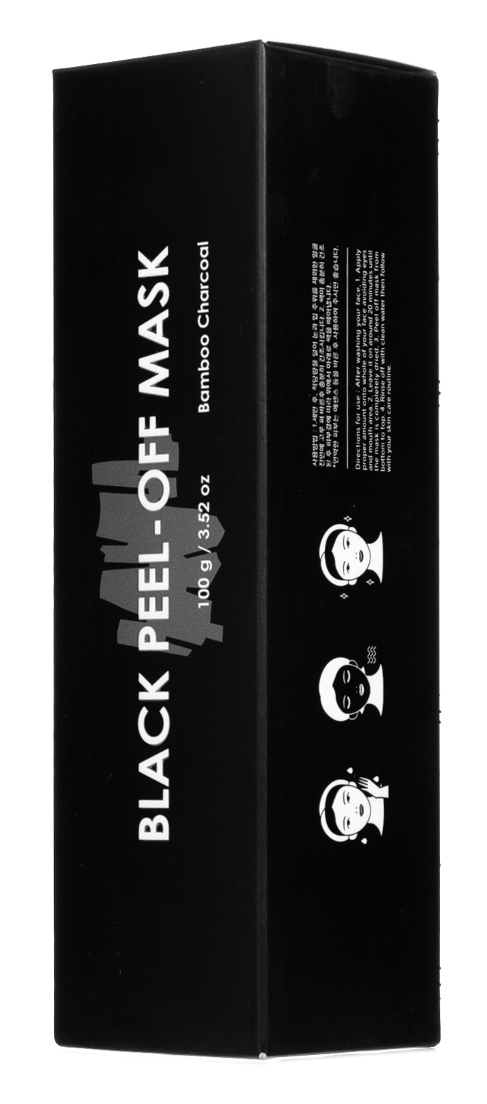 Чамос Акаси Очищающая черная маска-пленка для лица с бамбуковым углем 100 мл (Chamos Acaci, Для лица) фото 2