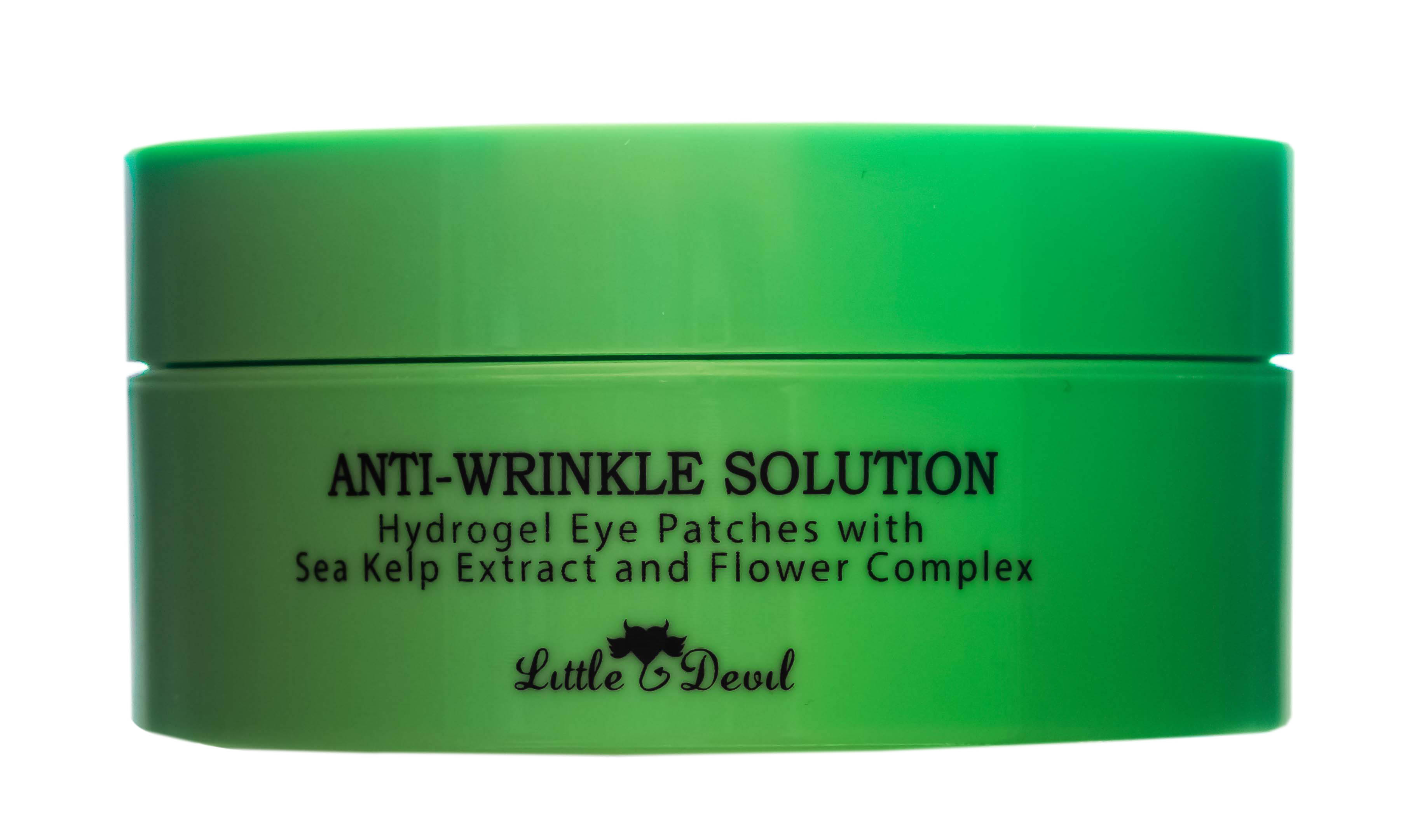 Литл Девил Гидрогелевые патчи с экстрактом ламинарии и цветочным комплексом 60 шт (Little Devil, Патчи для глаз) фото 1