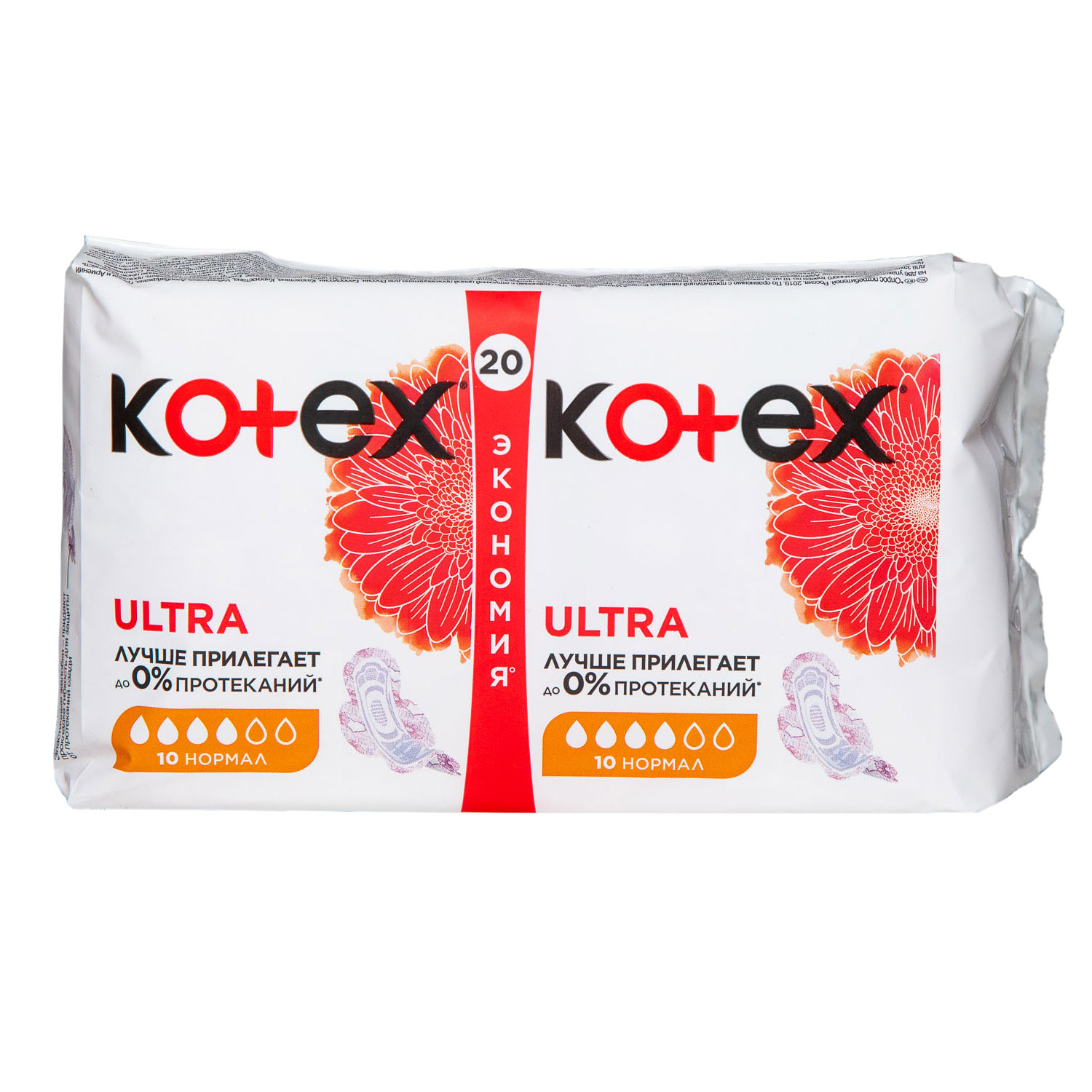 Котекс Прокладки ультра нормал, 20 шт (Kotex, Ультра) фото 1