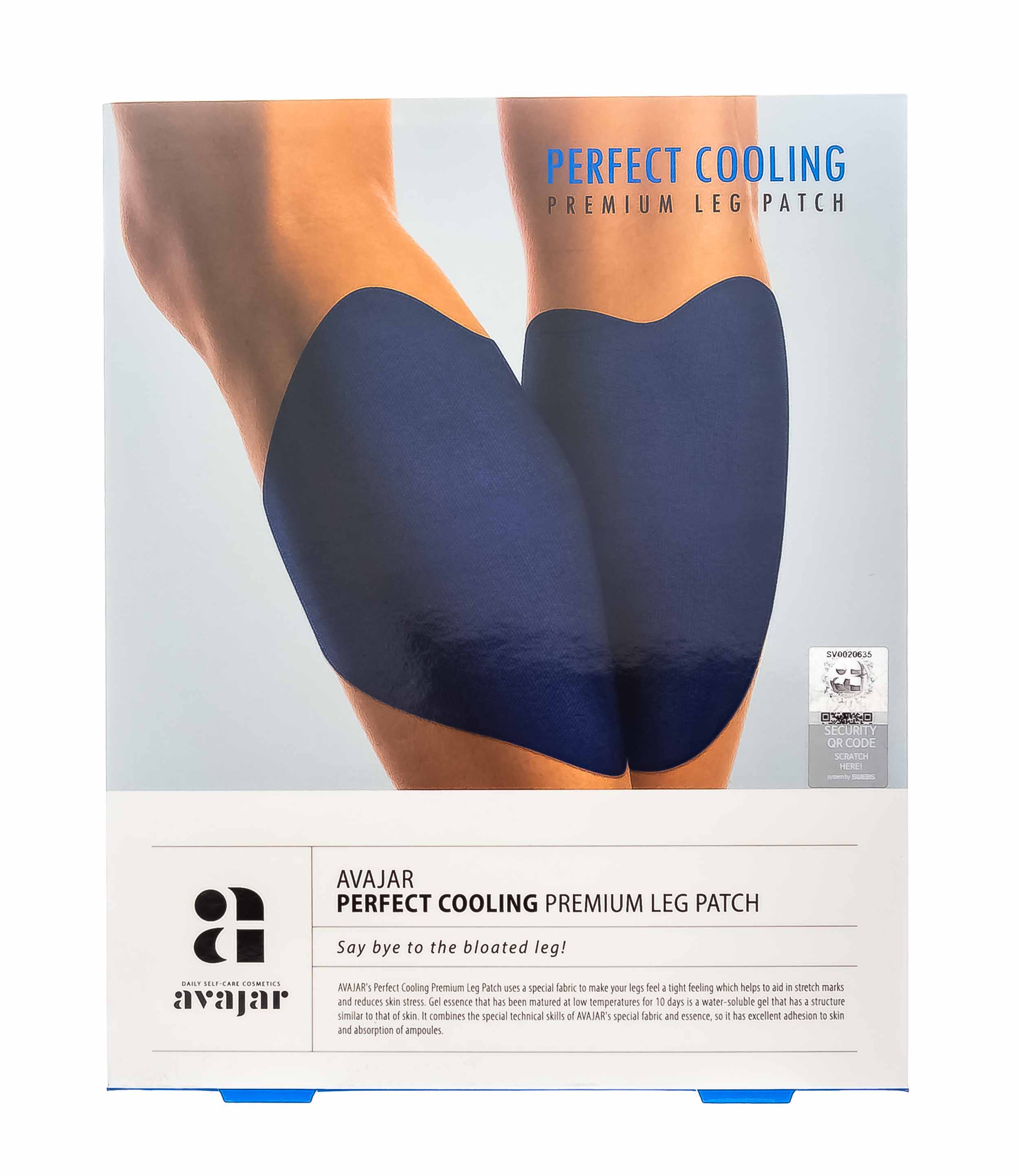 Аваджар Avajar Perfect Cooling Premium Leg Patch Охлаждающий патч для ног с детокс-эффектом (Avajar, Уход для ног) фото 1