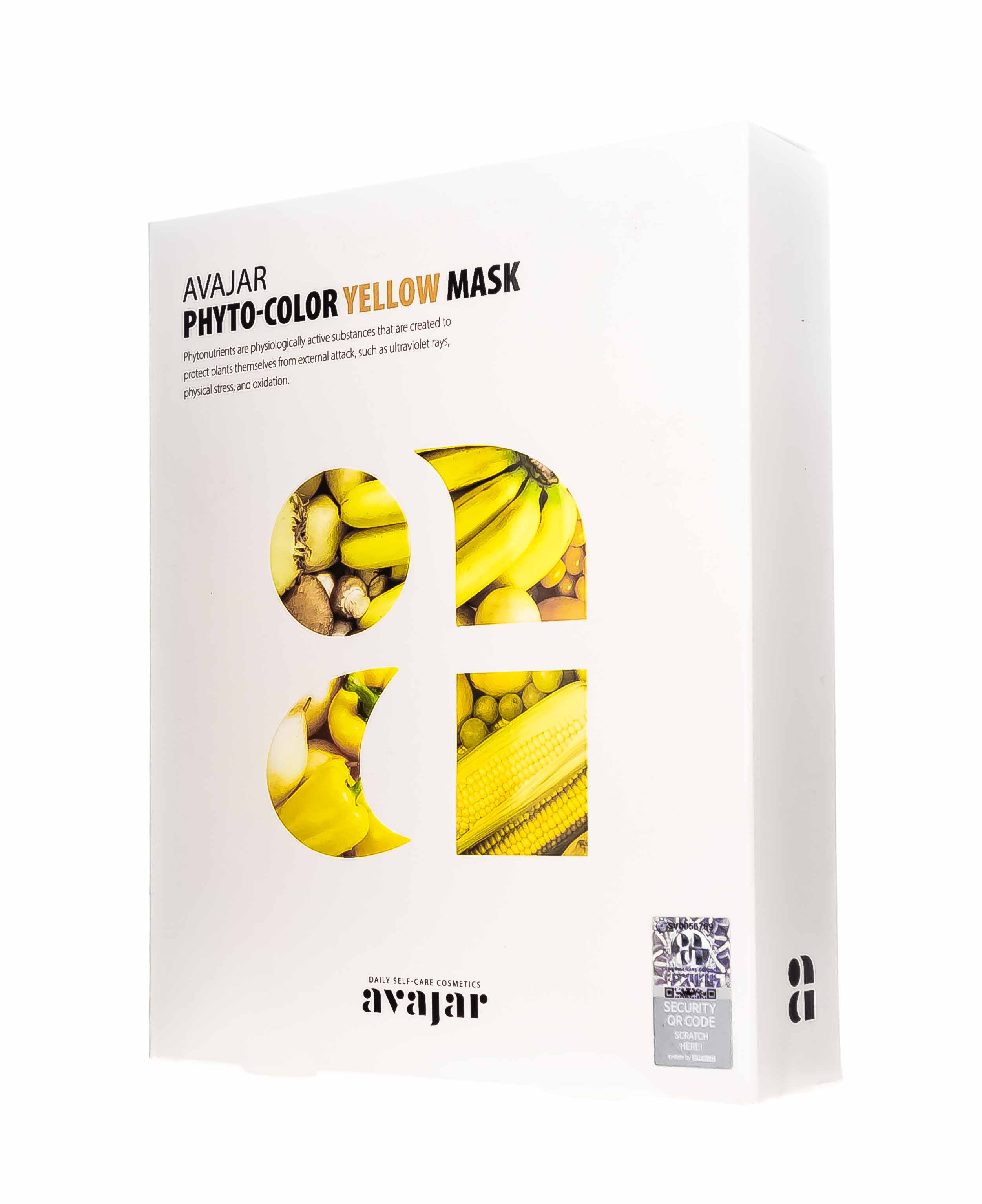 Аваджар Avajar Phyto-Color Yellow Mask Осветляющая маска 10 шт (Avajar, Для лица) Аваджар Avajar Phyto-Color Yellow Mask Осветляющая маска 10 шт (Avajar, Для лица) фото 2