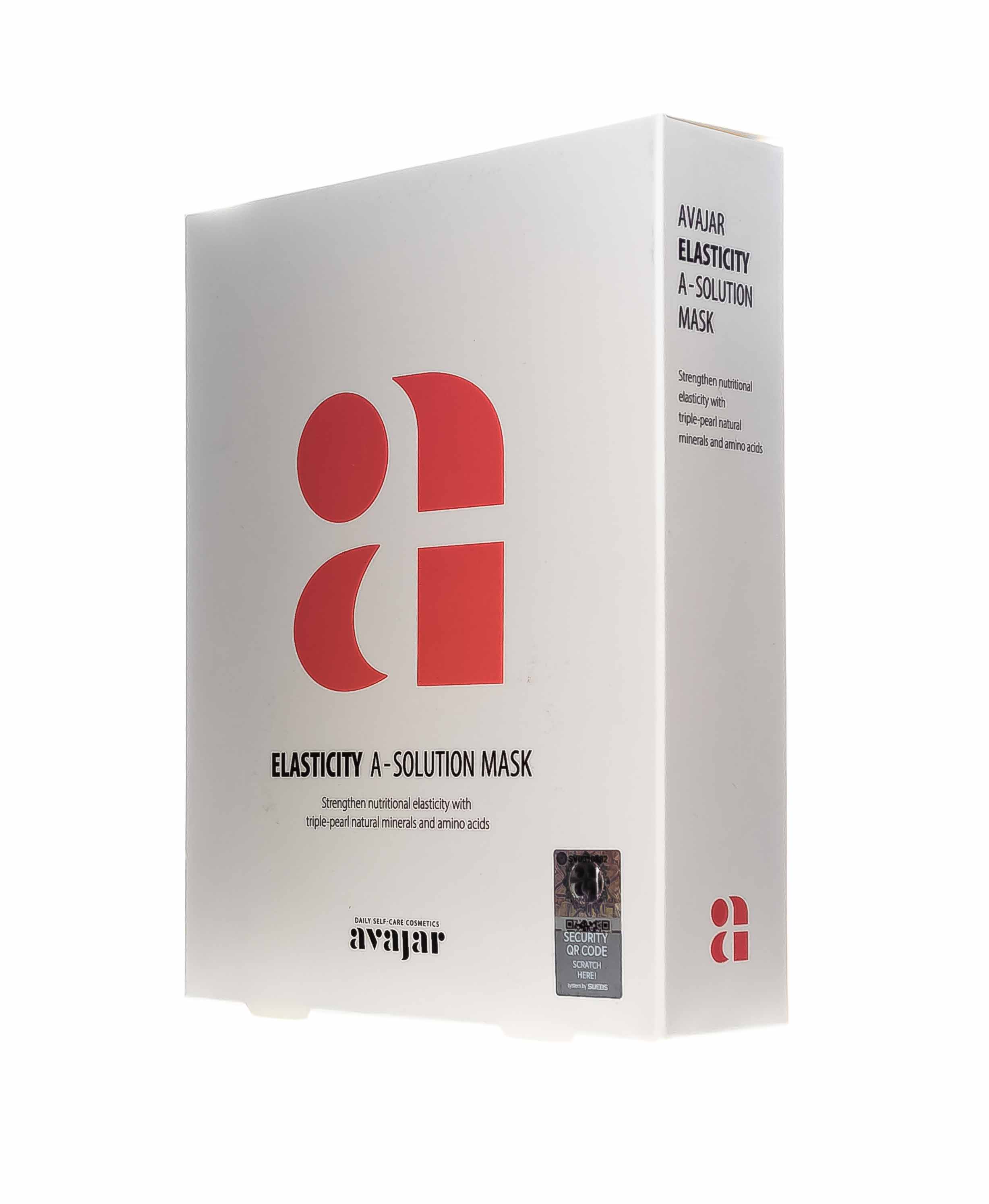 Аваджар Avajar Elasticity A-Solution Mask Тканевая маска для повышения эластичности кожи 10 шт (Avajar, Для лица) фото 2