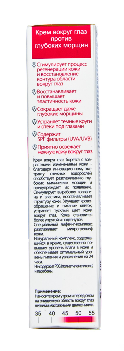 Свисс Имидж Крем вокруг глаз против глубоких морщин 46+, 15 мл (Swiss image, Антивозрастной уход) фото 2