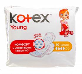 Kotex Ультратонкие прокладки Young для девочек-подростков, 10 шт. фото