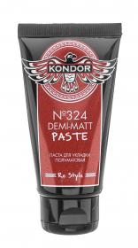 Kondor Паста полуматовая для укладки волос Demi-Matt Paste 324, 50мл. фото