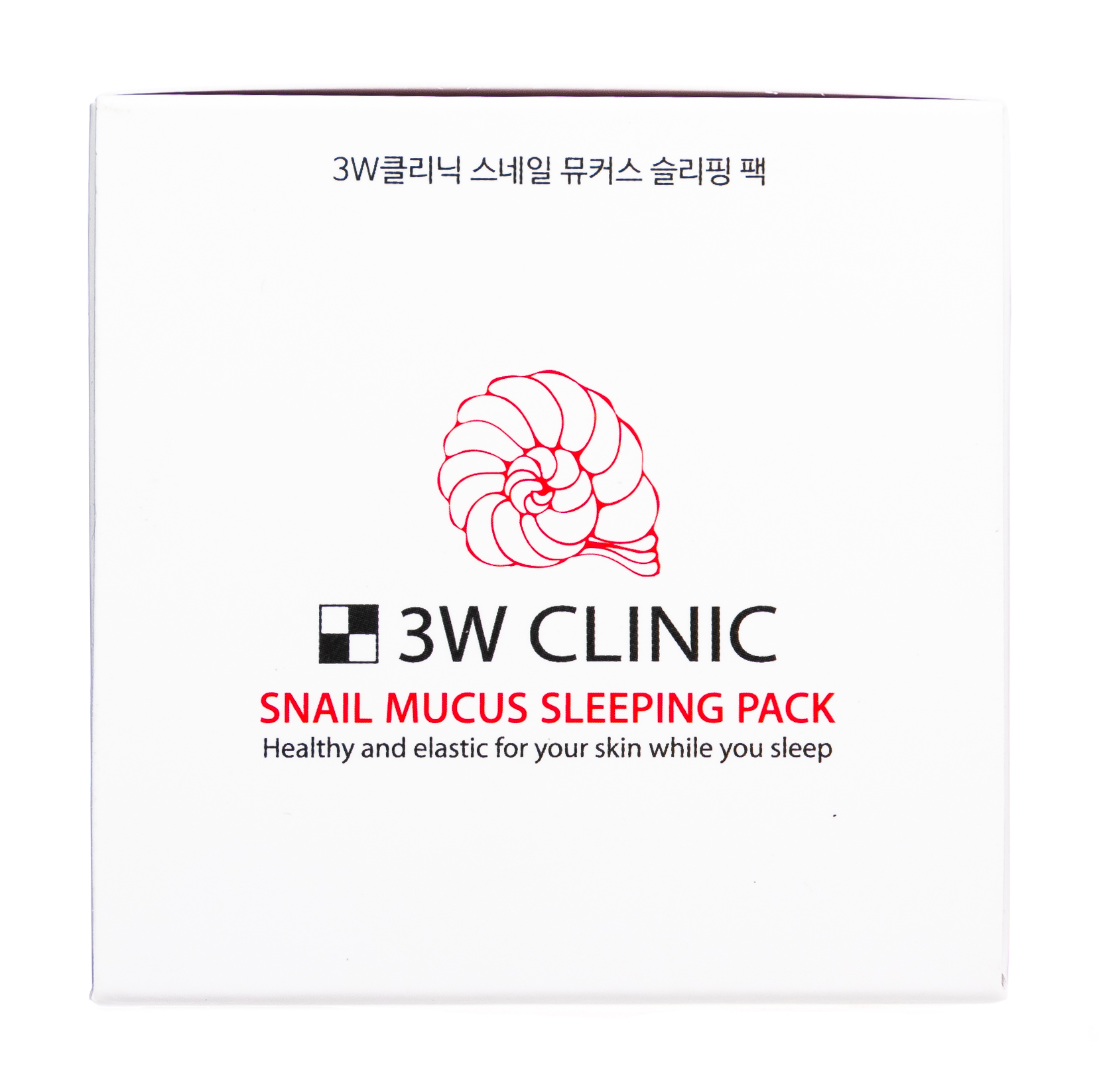  Ночная гель-маска для лица с улиточным муцином, 100 мл (3W Clinic, Для лица) фото 6