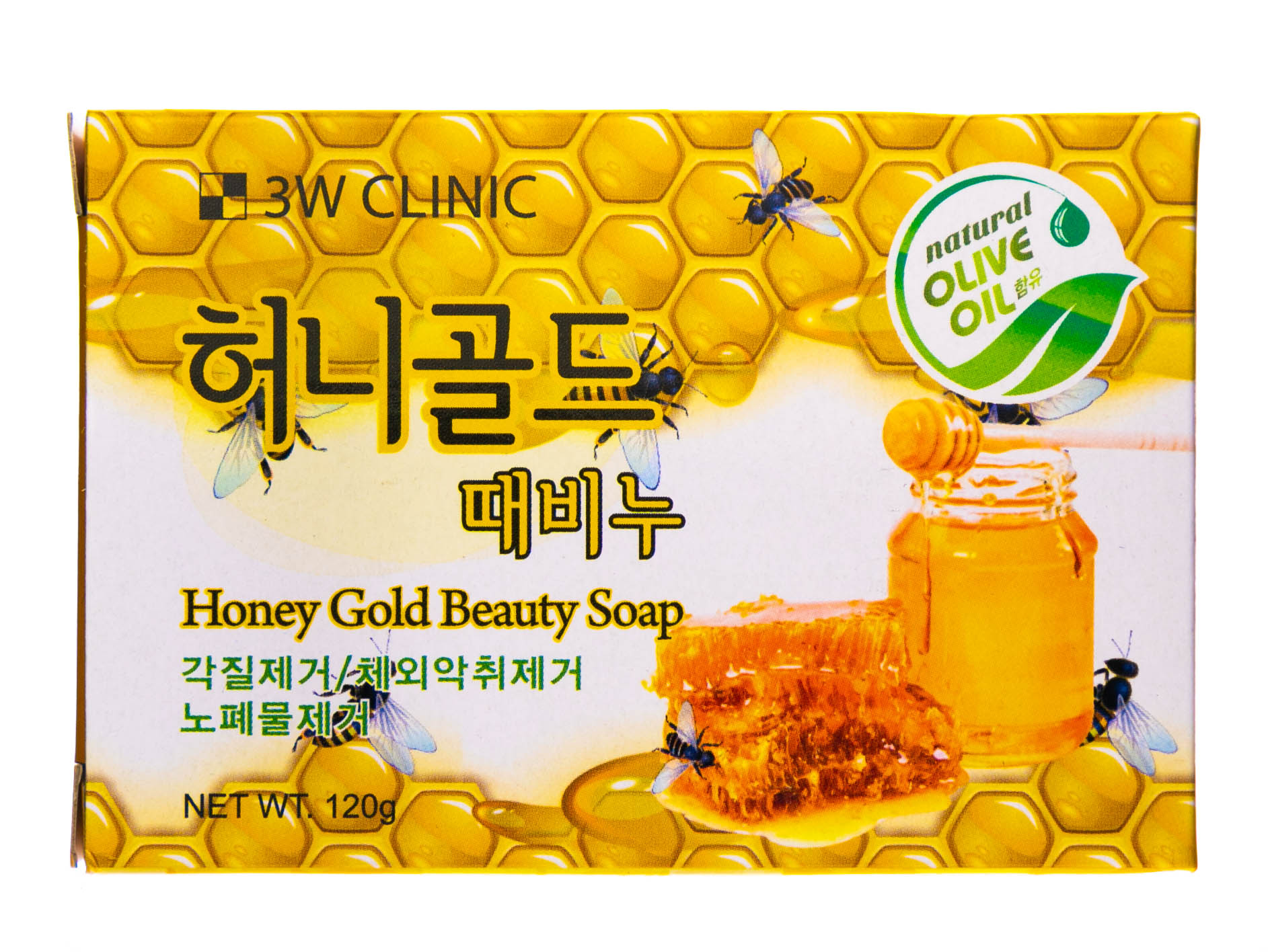  Мыло для лица и тела с экстрактом меда, 1 шт (3W Clinic, Для лица) фото 1