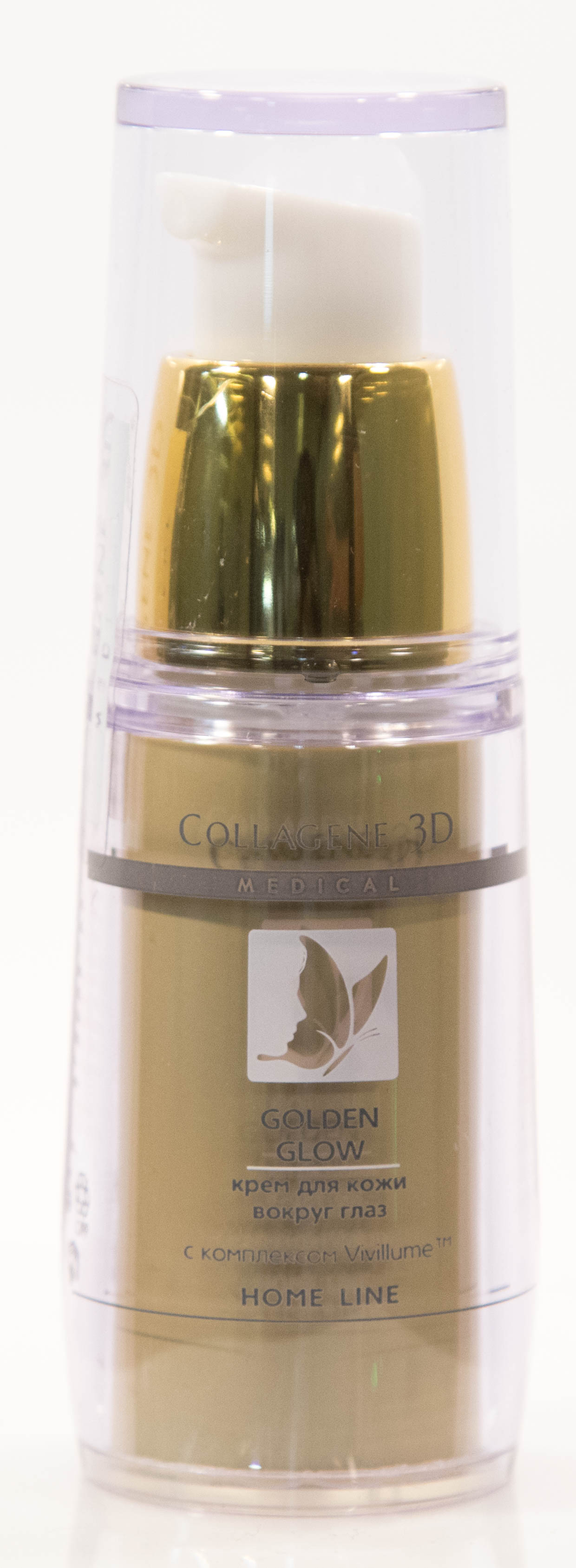 Медикал Коллаген 3Д Крем для кожи вокруг глаз, 15 мл (Medical Collagene 3D, Golden Glow) фото 1