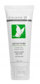 Medical Collagene 3D Маска-скраб угольная Detox Pure, 75 мл. фото