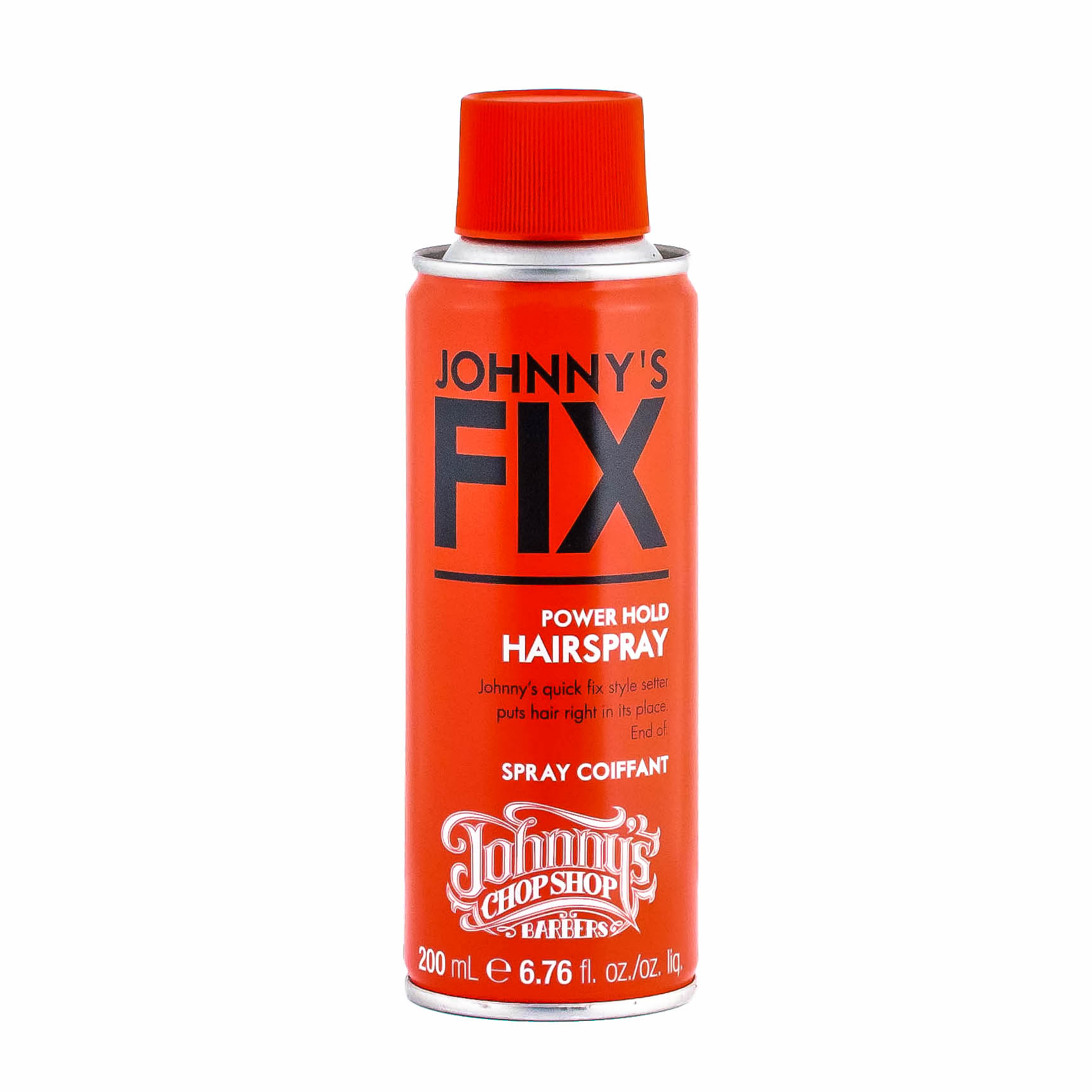 Johnnys Chop Shop Спрей для волос сильной фиксации Fix Hairspray, 200 мл. фото