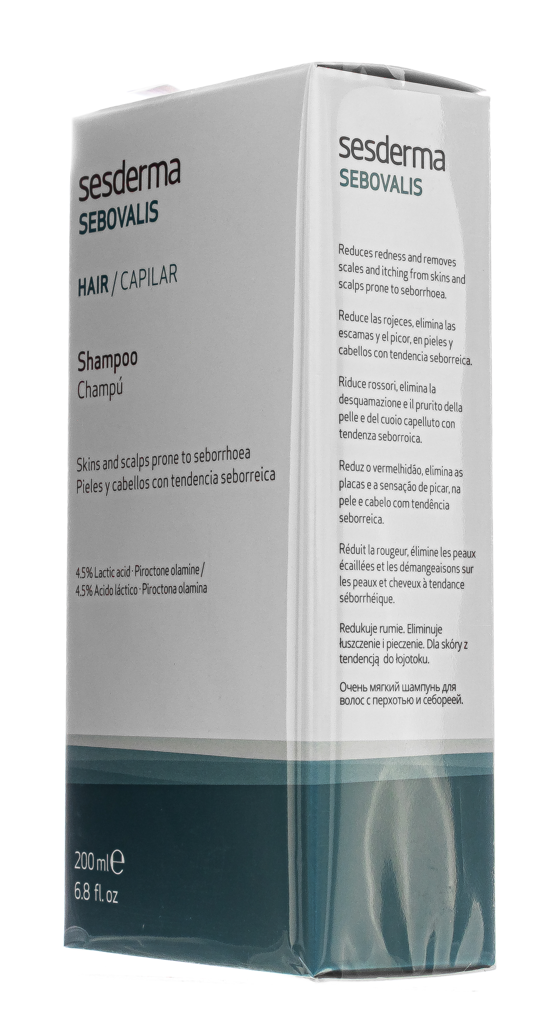 Сесдерма Шампунь для волос Sebovalis, 200 мл (Sesderma, Sebovalis) фото 2
