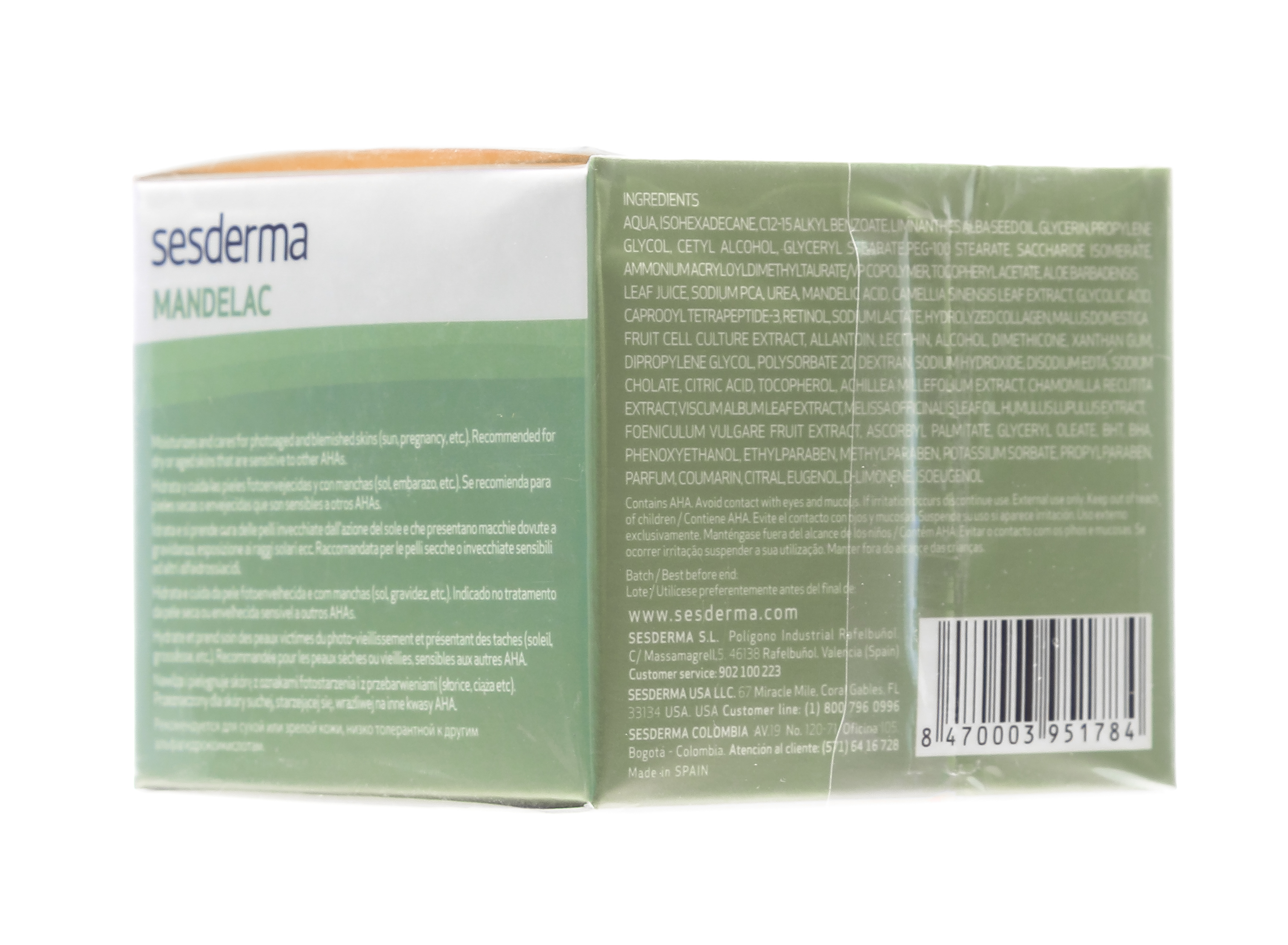 Сесдерма Увлажняющий крем, 50 мл (Sesderma, Mandelac) фото 10