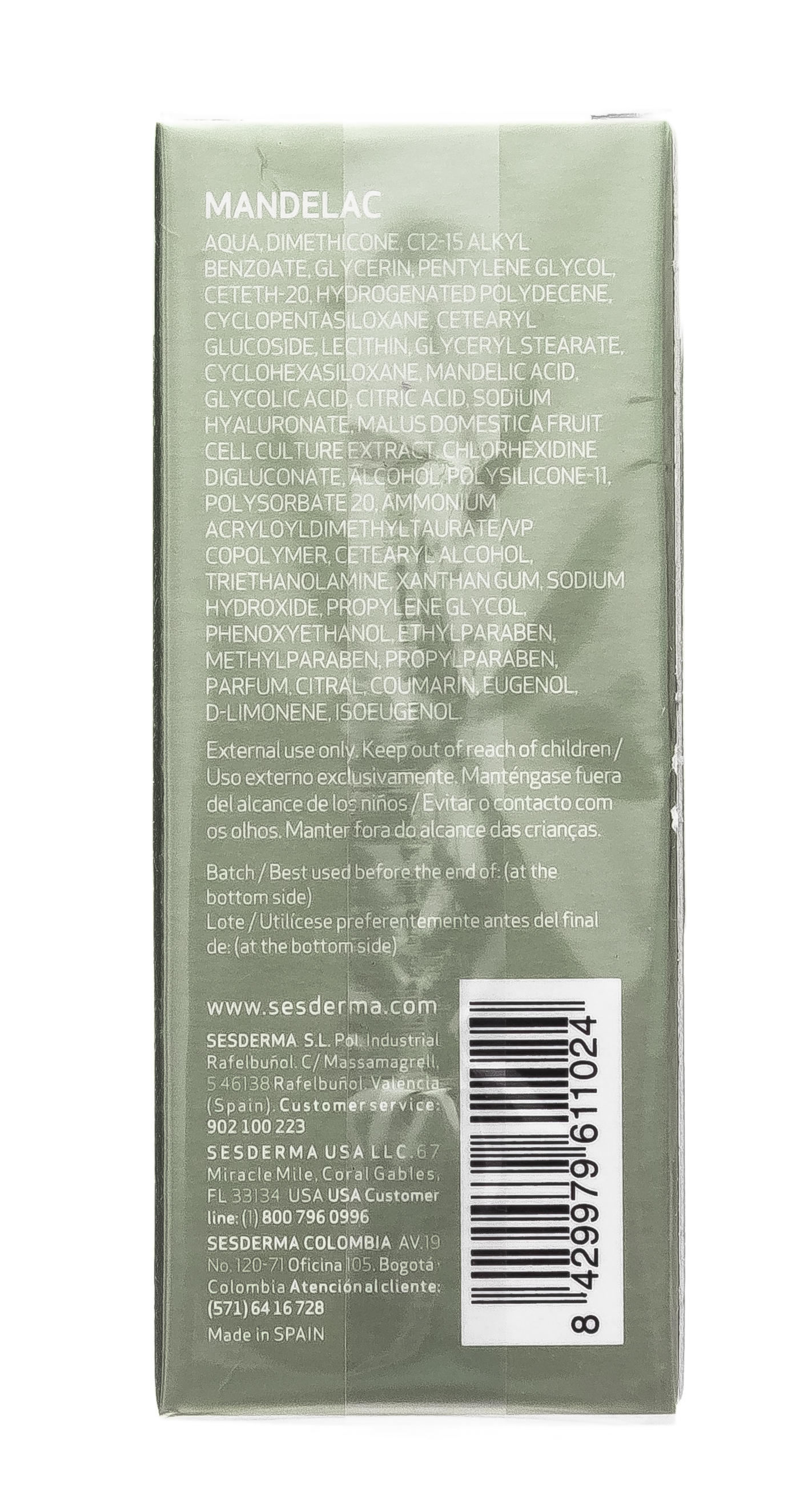 Сесдерма Липосомальная сыворотка, 30 мл (Sesderma, Mandelac) Сесдерма Липосомальная сыворотка, 30 мл (Sesderma, Mandelac) фото 9