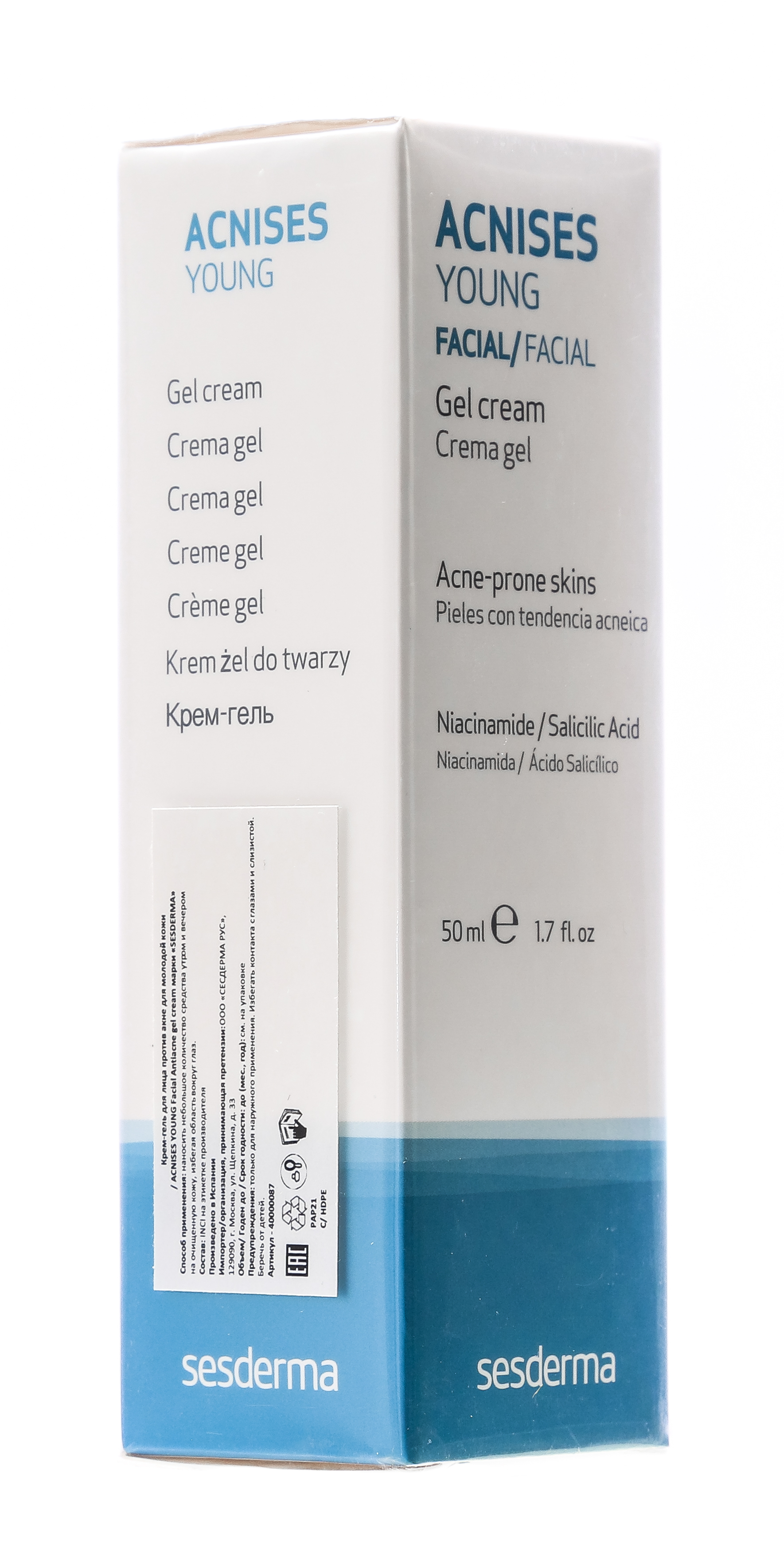 Сесдерма Крем-гель, 50 мл (Sesderma, Acnises) фото 7