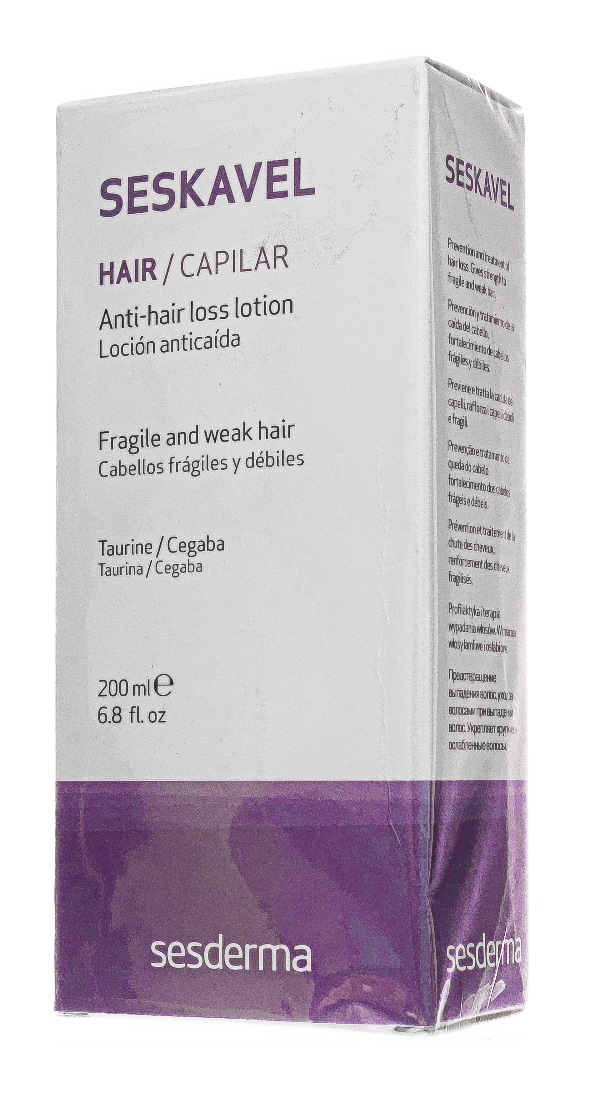 Сесдерма Лосьон от выпадения волос SESKAVEL, 200 мл (Sesderma, Seskavel) Сесдерма Лосьон от выпадения волос SESKAVEL, 200 мл (Sesderma, Seskavel) фото 2