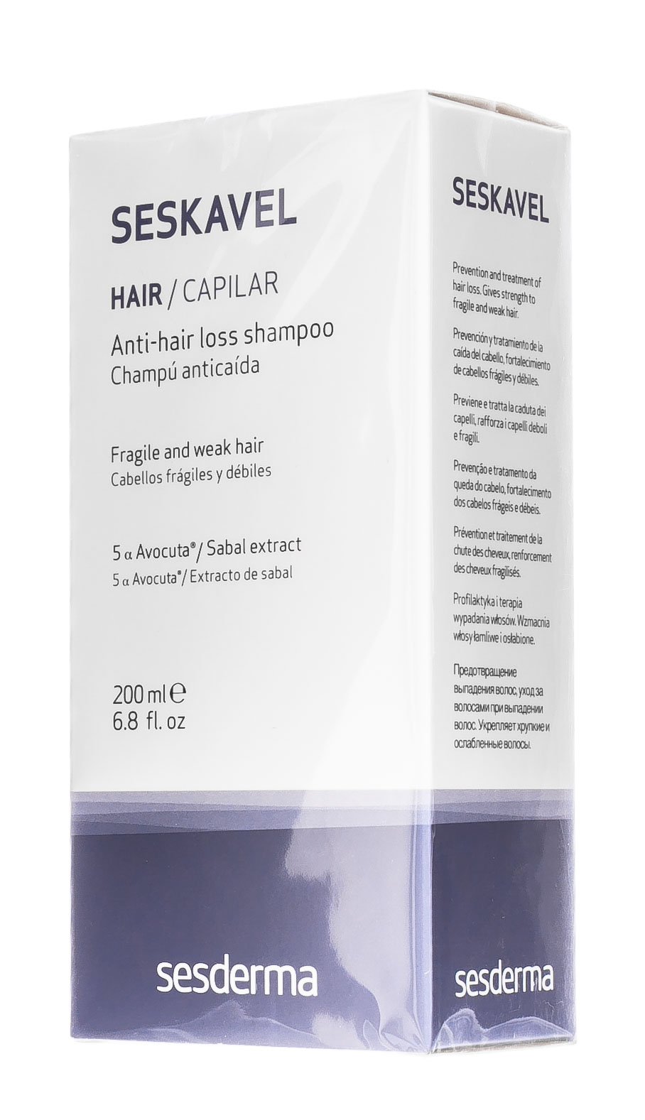 Сесдерма Шампунь от выпадения волос Seskavel, 200 мл (Sesderma, Seskavel) фото 1