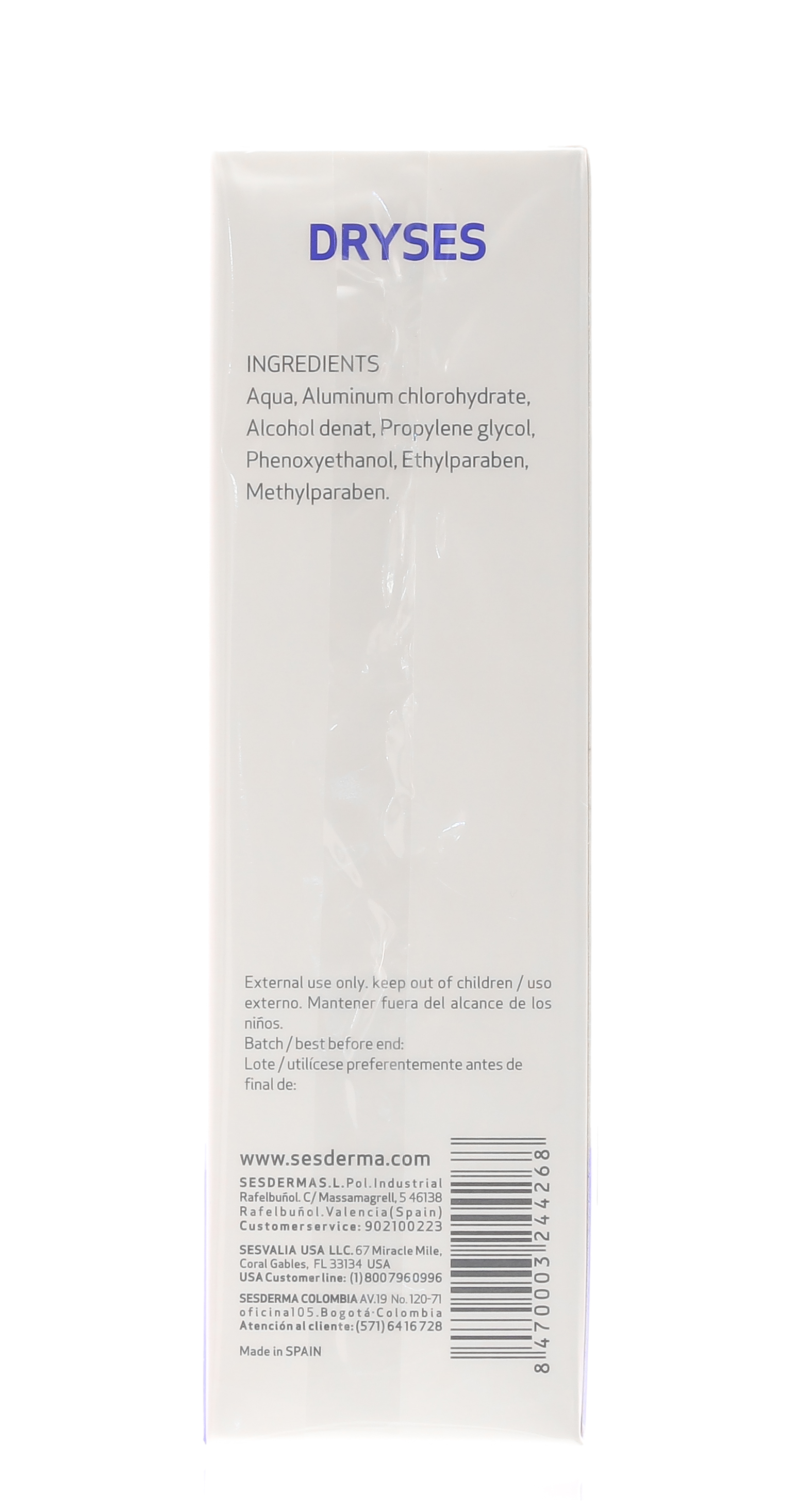 Сесдерма Лосьон-антиперспирант Dryses, 100 мл (Sesderma, Dryses) фото 7