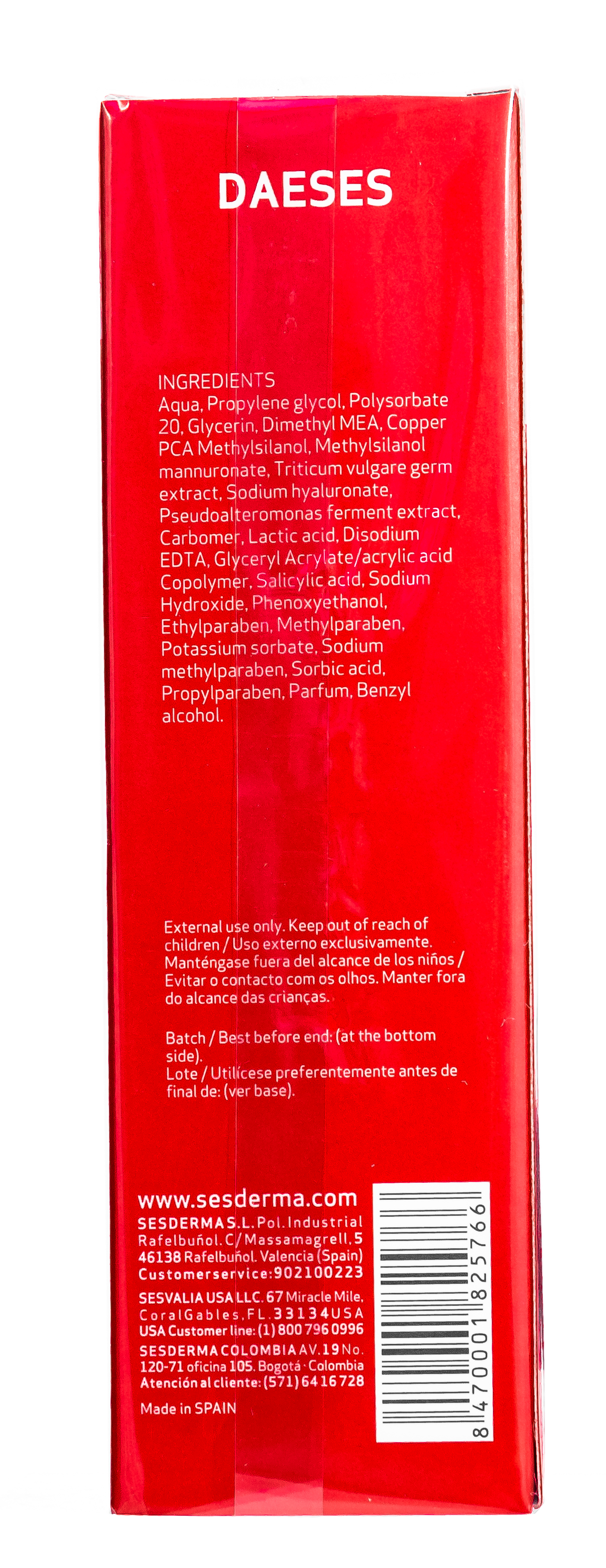 Сесдерма Подтягивающий гель для шеи Daeses, 50 мл (Sesderma, Daeses) фото 4