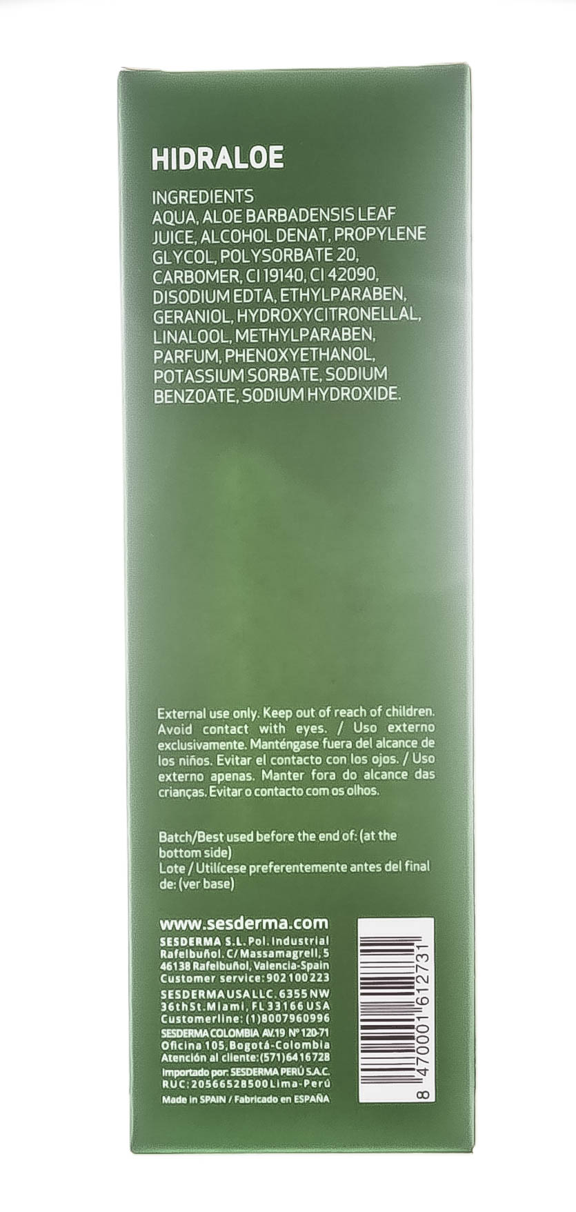 Сесдерма Алоэ гель, 250 мл (Sesderma, Hidraloe) фото 9