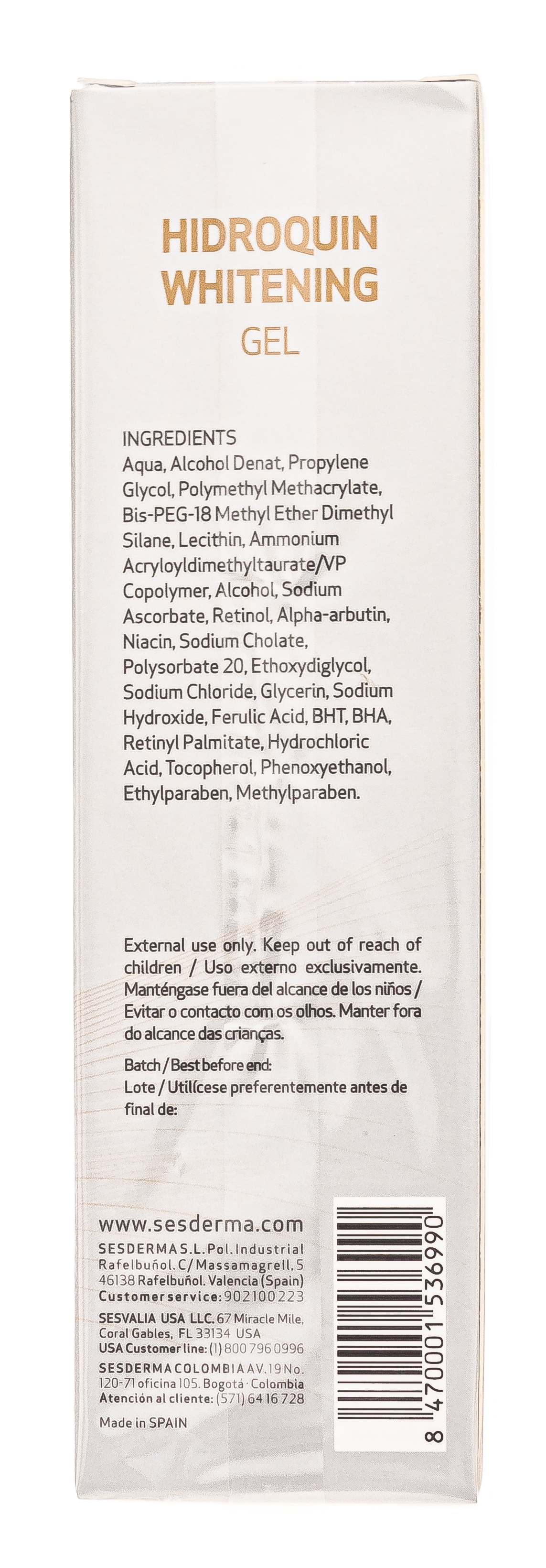 Сесдерма Депигментирующий гель, 50 мл (Sesderma, Hidroquin) фото 9