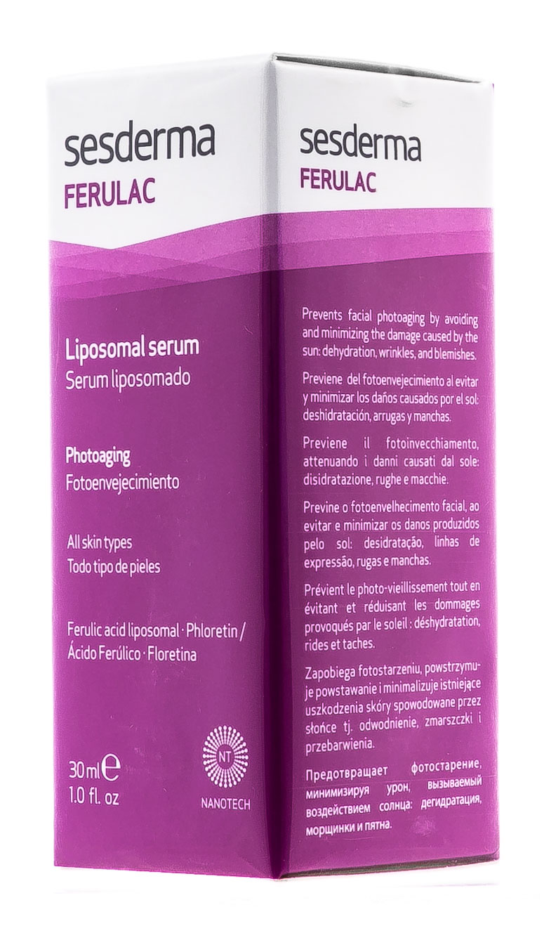 Сесдерма Липосомальная сыворотка с феруловой кислотой Ferulac, 30 мл (Sesderma, Ferulac) фото 7