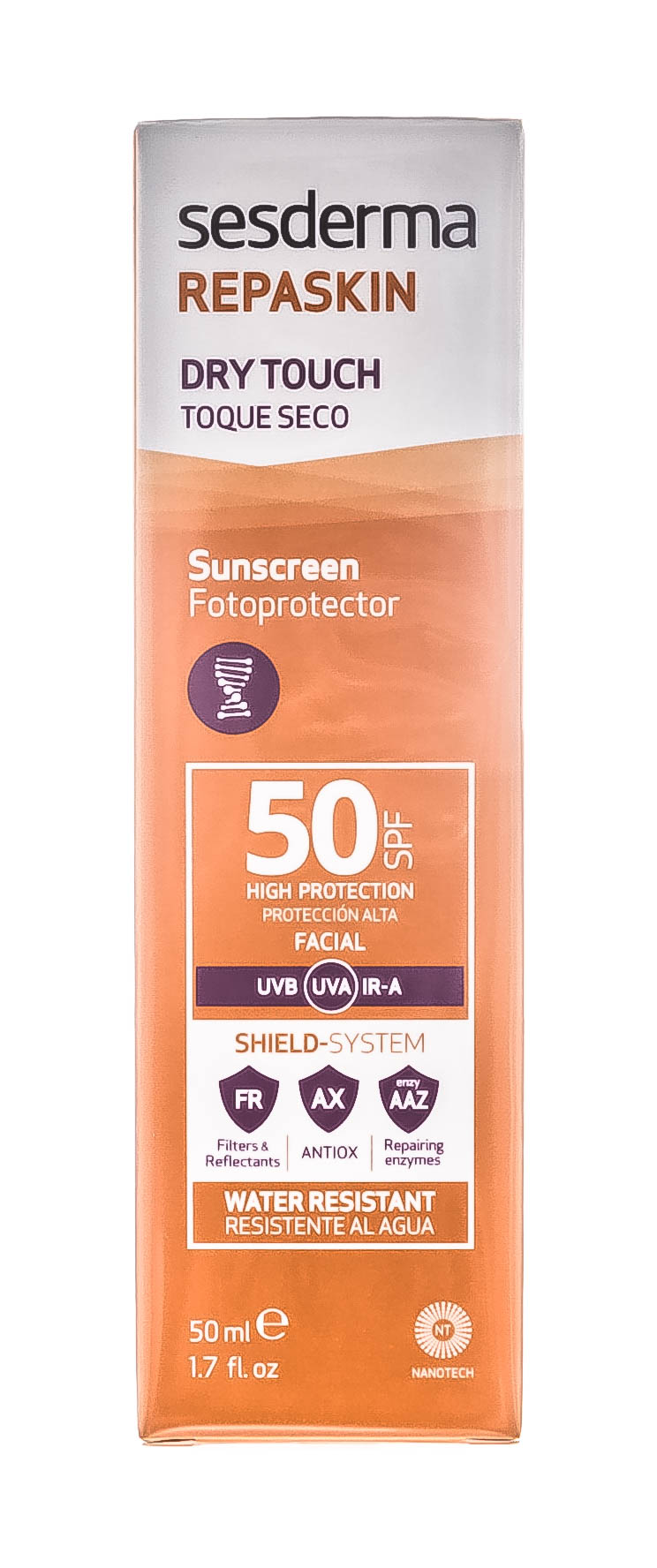 Сесдерма Солнцезащитный крем-гель REPASKIN DRY TOUCH SPF 50, 50 мл (Sesderma, Repaskin) фото 2