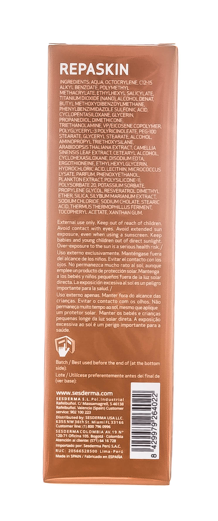 Сесдерма Солнцезащитный крем-гель REPASKIN DRY TOUCH SPF 50, 50 мл (Sesderma, Repaskin) фото 5