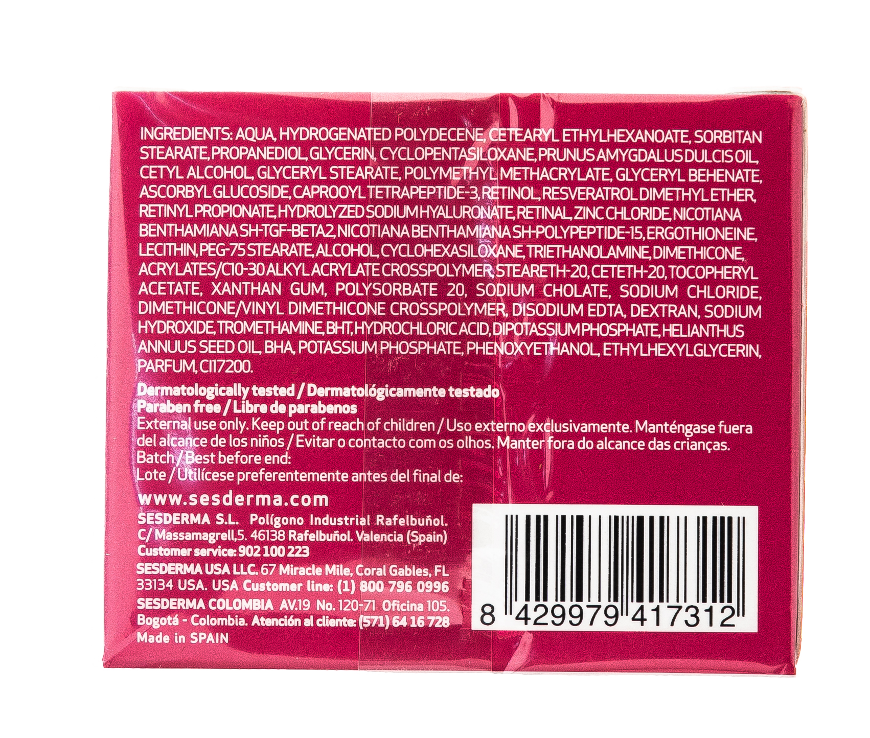 Сесдерма Антивозрастной крем, 50 мл (Sesderma, Retiage) Сесдерма Антивозрастной крем, 50 мл (Sesderma, Retiage) фото 8
