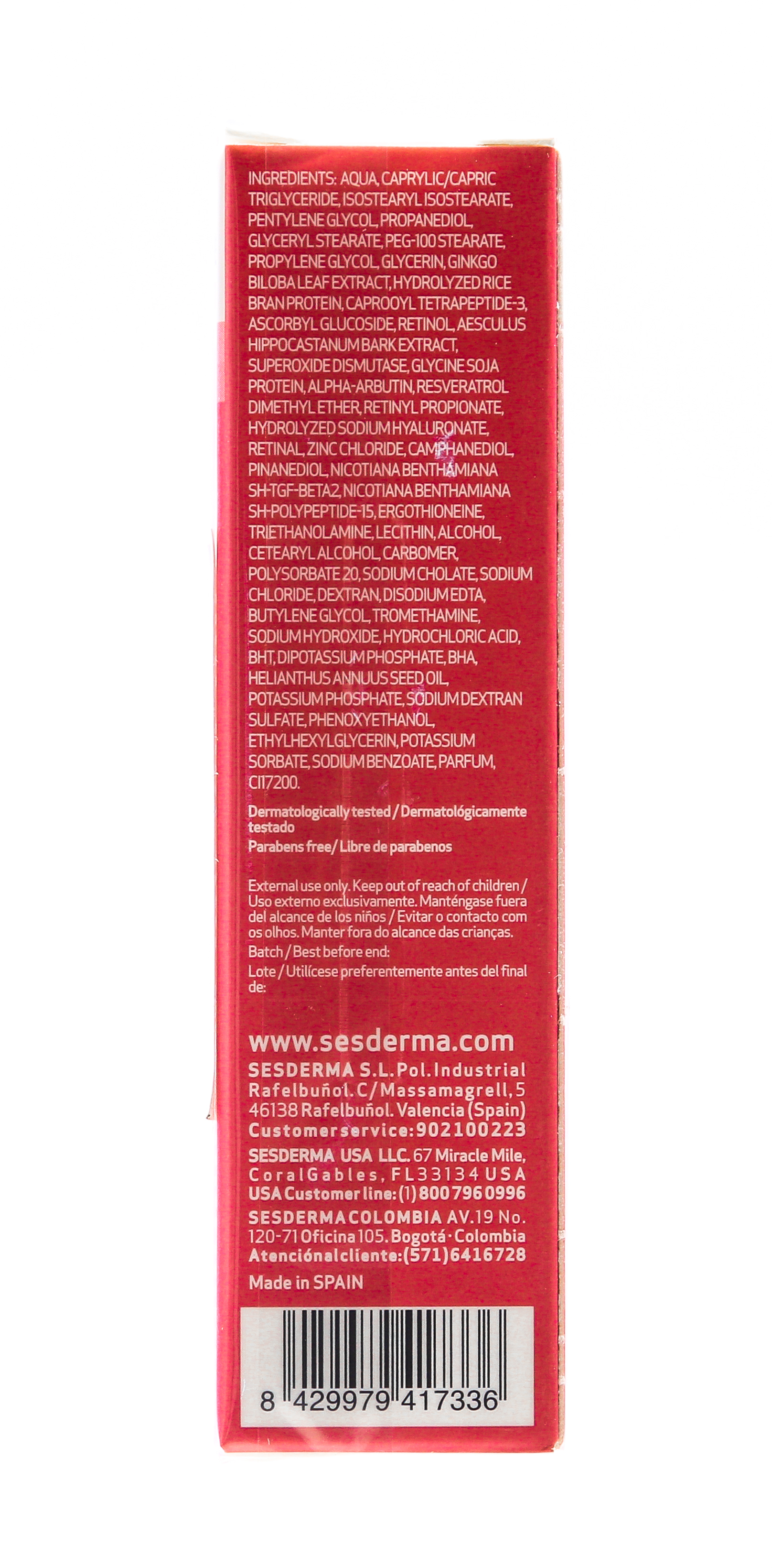 Сесдерма Антивозрастной гель вокруг глаз Retiage, 15 мл (Sesderma, Retiage) фото 7