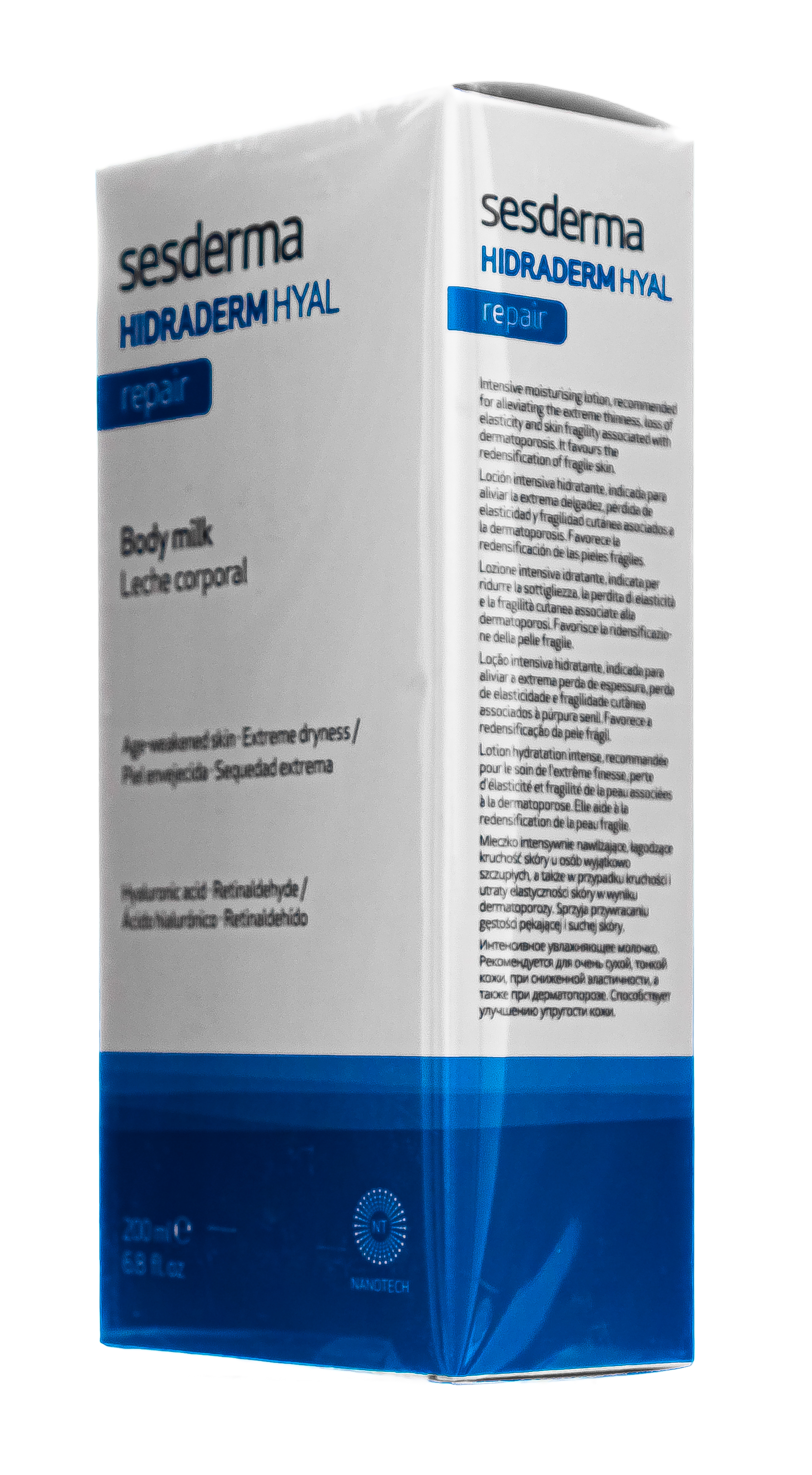 Сесдерма Восстанавливающее молочко для тела, 200 мл (Sesderma, Hidraderm Hyal) фото 7