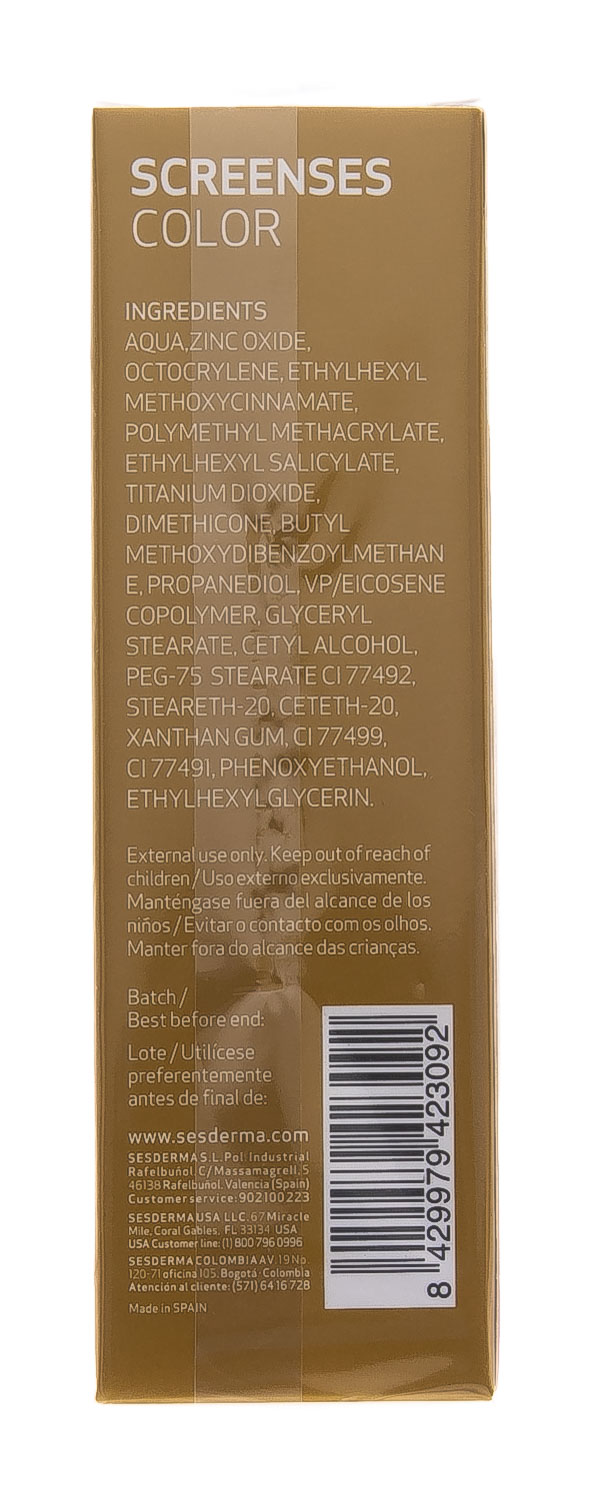 Сесдерма Солнцезащитное тональное средство Color Fluid Sunscreen SPF 50 Light светлый тон, 50 мл (Sesderma, Screenses) фото 8